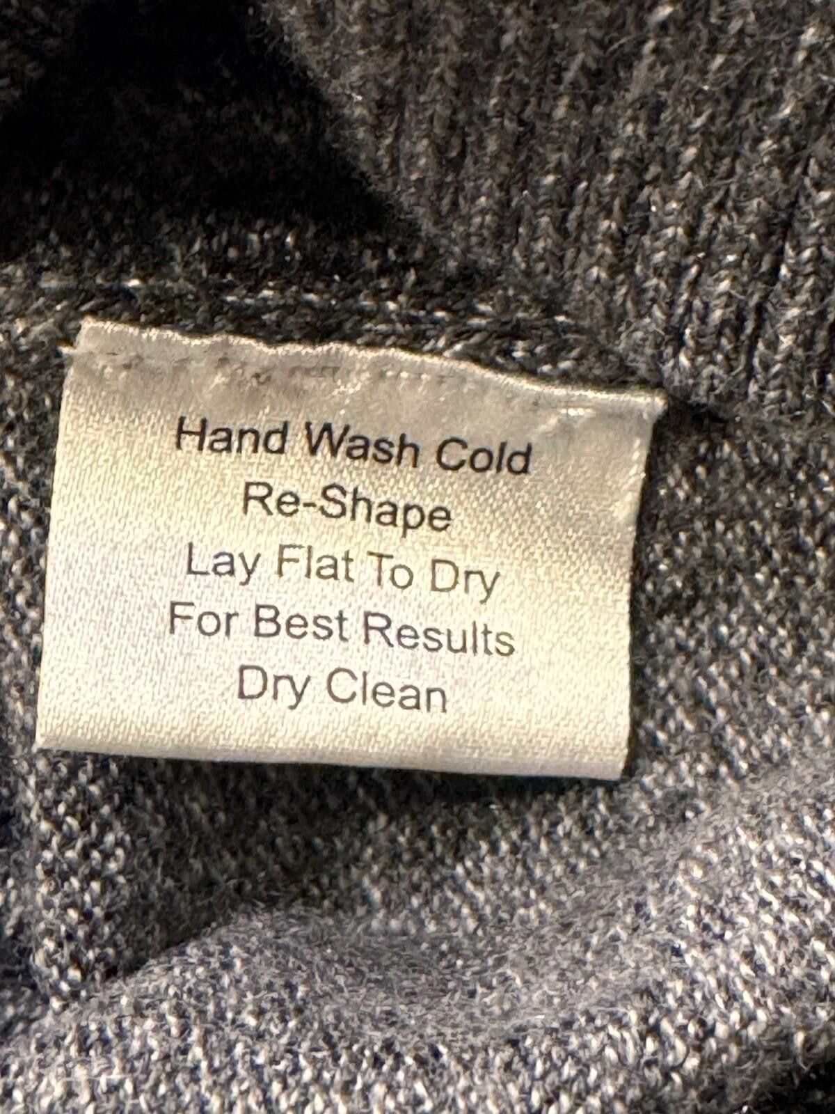 Joseph Abboud Joseph Abboud Men's Lg Gray Knit Quarter Zip Gray [713] Size US L / EU 52-54 / 3 - 5 Thumbnail