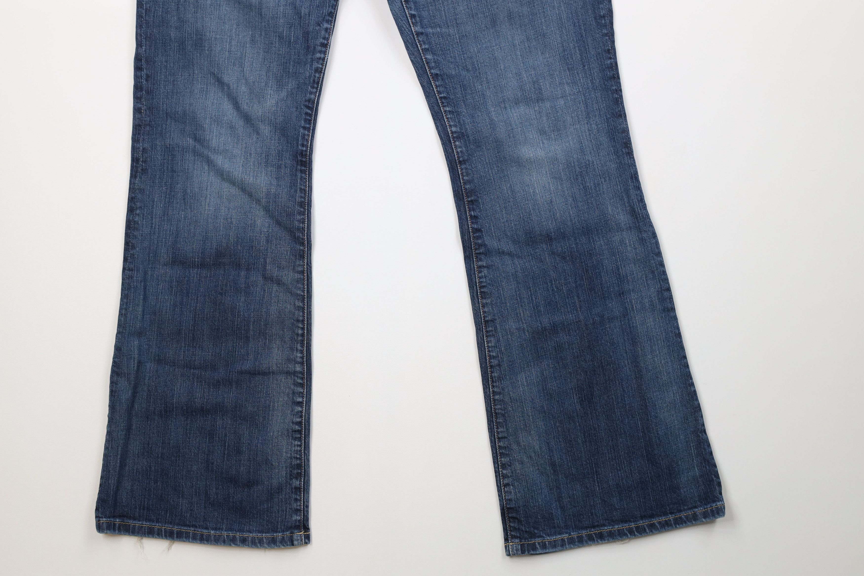 American Eagle Outfitters Vintage 90s Y2K American Eagle Flared Wide Leg Jeans Blue Size 36" / US 14 / IT 50 - 4 Thumbnail