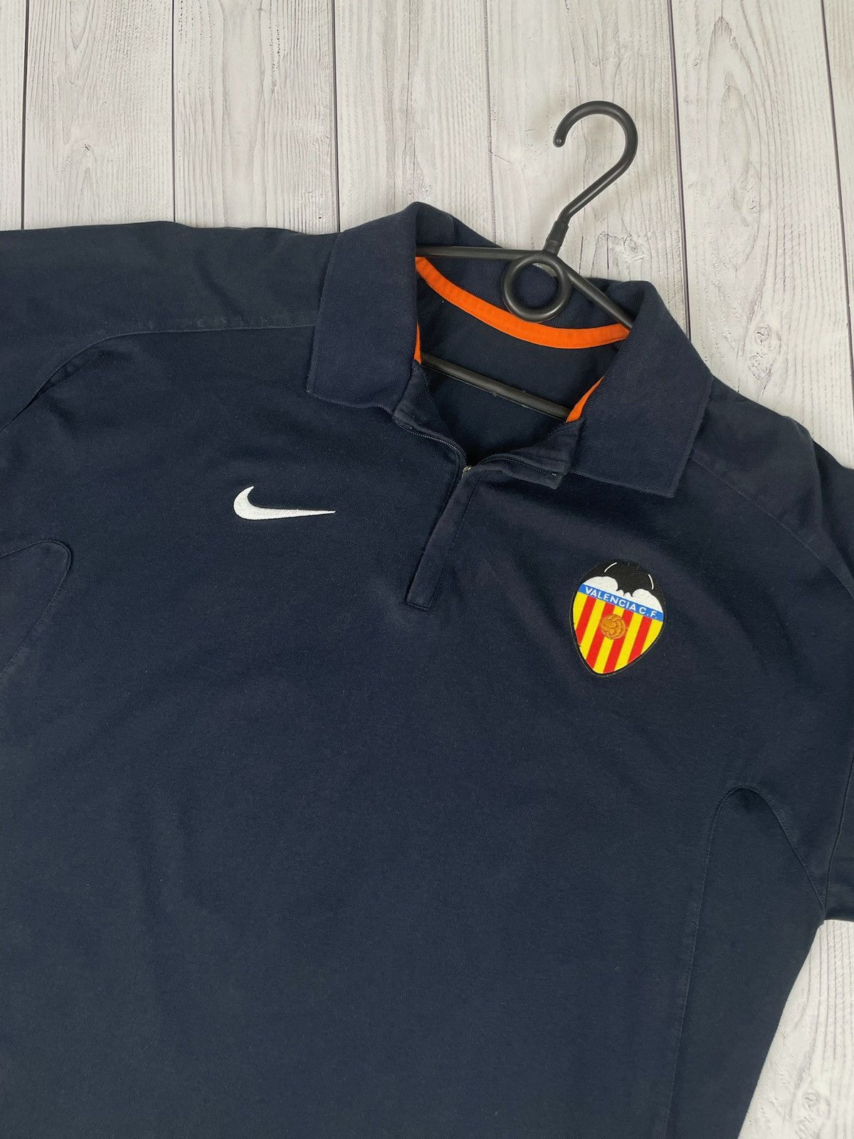 Vintage Vintage Nike Valencia soccer polo size L navy Size US L / EU 52-54 / 3 - 2 Thumbnail