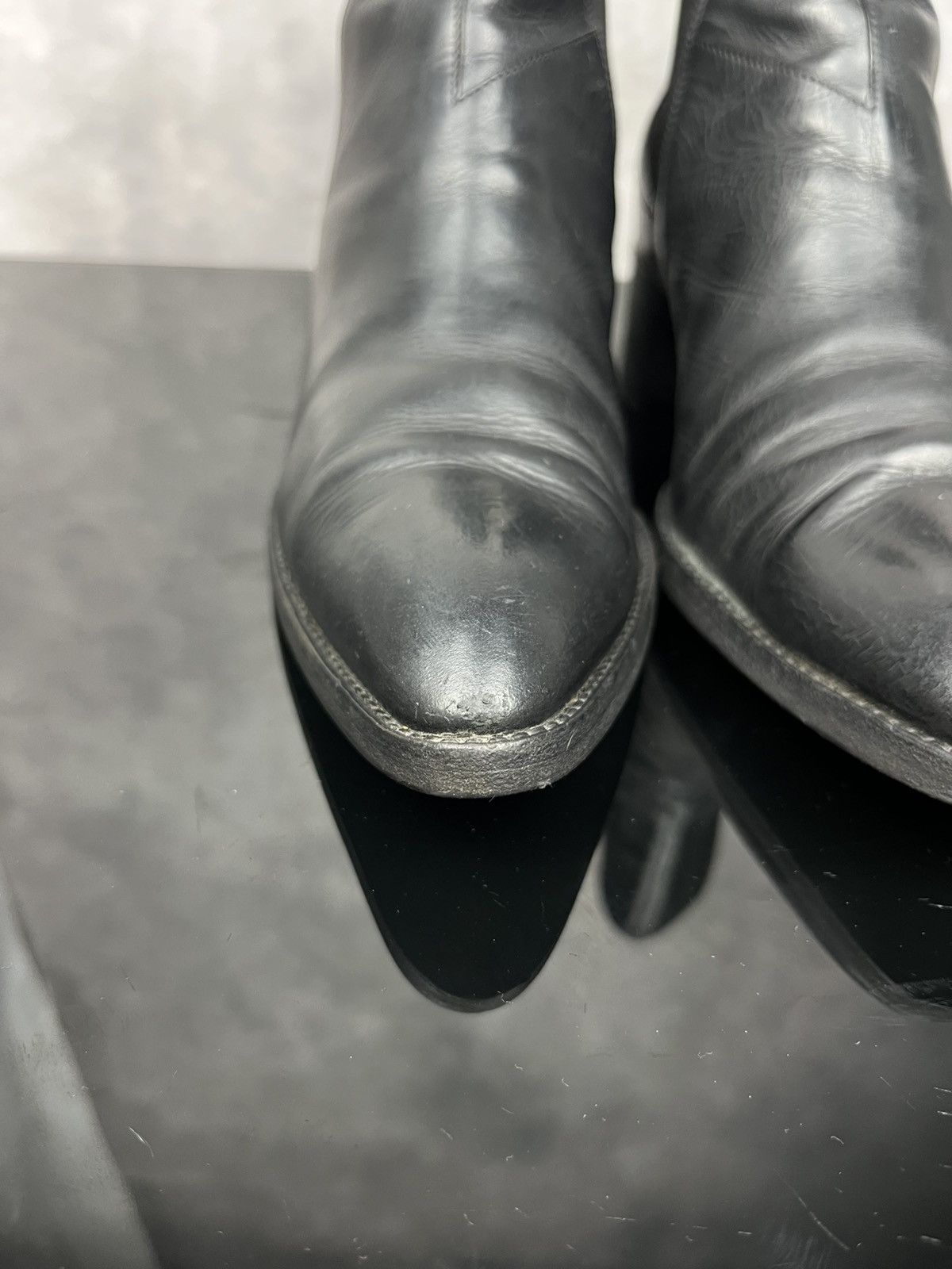 Jil Sander JIL SANDER Black Leather Chelsea Boots Made in Italy - EU 36 Size US 6 / IT 36 - 12 Thumbnail