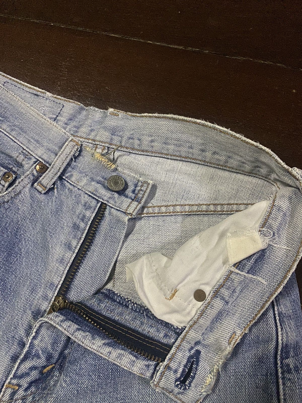 Levi's Vintage 90s levis BIG E LVC distressed selvedge denim Size 30" / US 8 / IT 44 - 8 Thumbnail