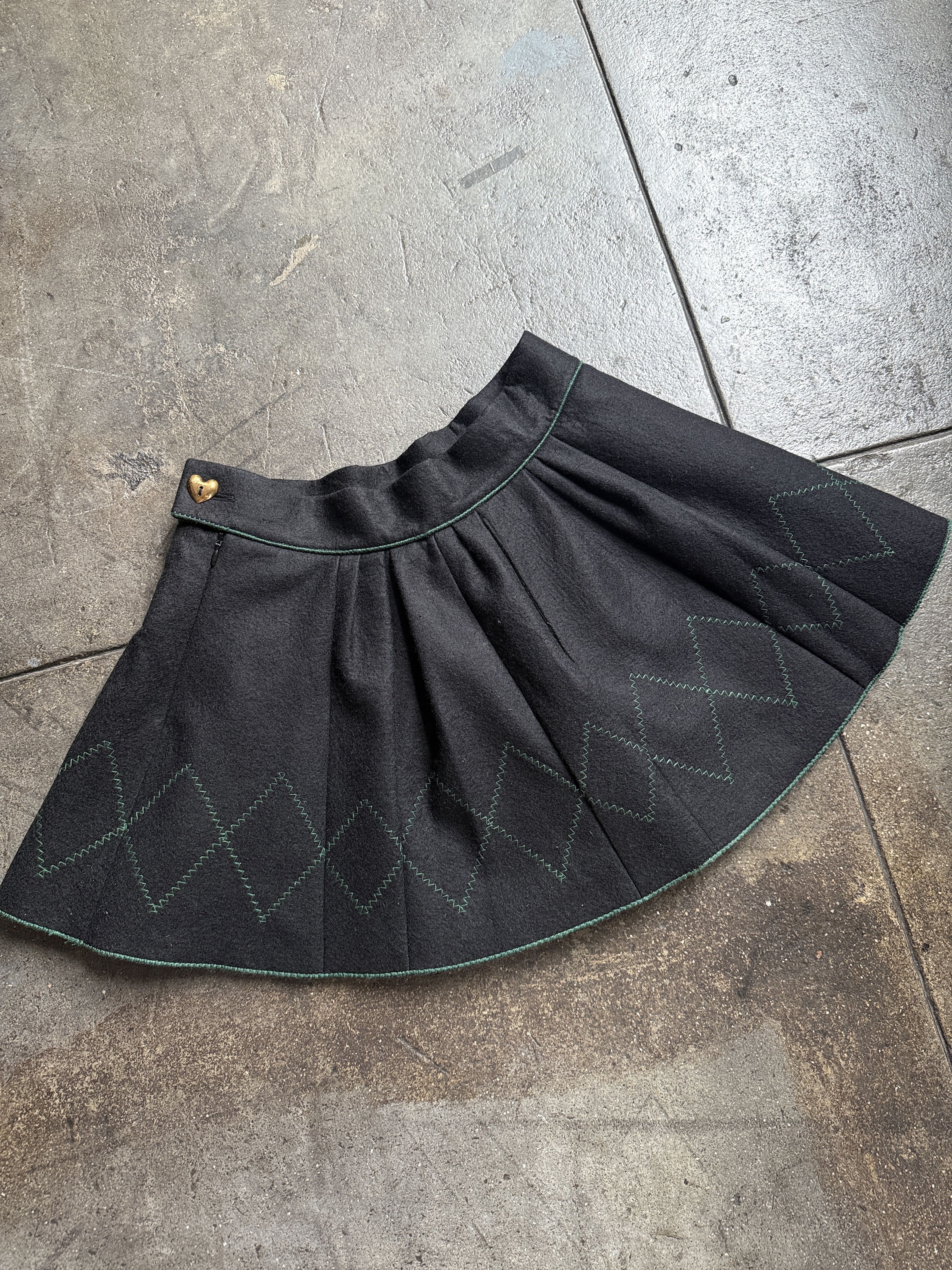 Vivienne Westwood Gold Label Rare 2017 Wool Handmade in India Skirt Size S / US 4 / IT 40 - 1 Thumbnail