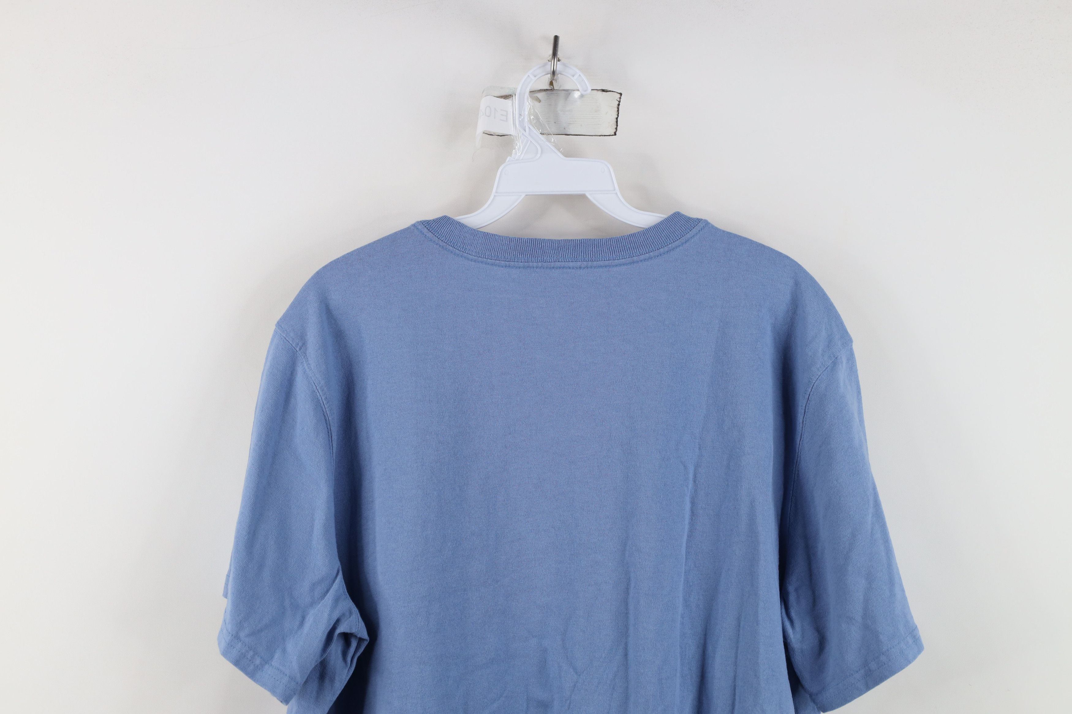 Carhartt Vintage Carhartt Spell Out Short Sleeve Pocket T-Shirt Blue Size XL / US 12-14 / IT 48-50 - 14 Thumbnail