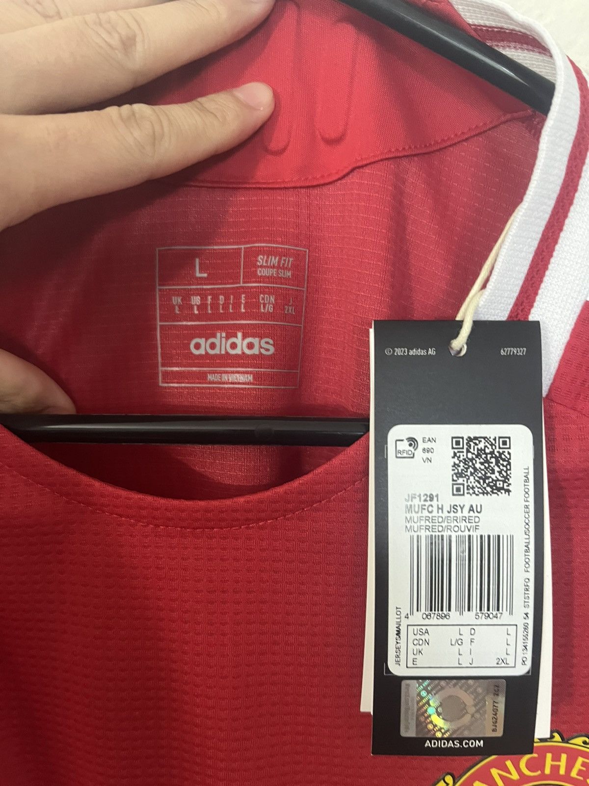 Adidas Adidas Manchester United 24/25 Home Authentic Soccer Jersey Size US L / EU 52-54 / 3 - 2 Thumbnail