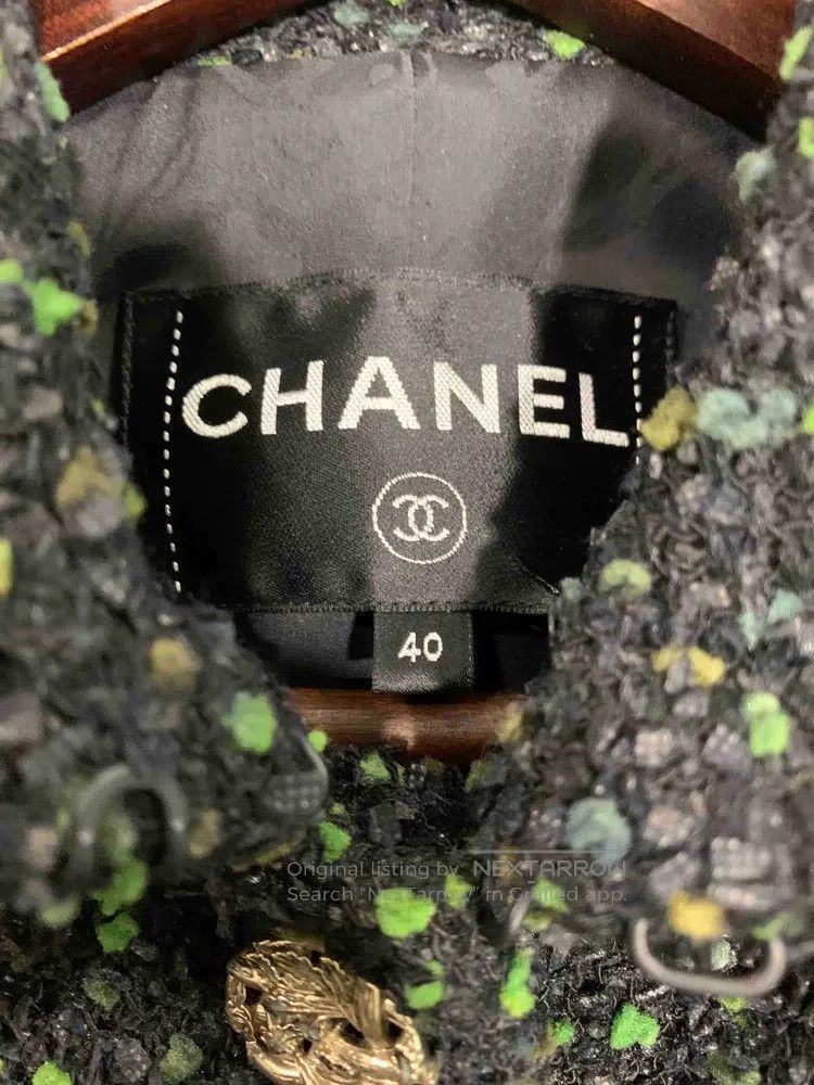 Chanel Chanel Forest Series Tibetan Blue Carved Buckle Long Coat Size XXS / US 00 / IT 34 - 3 Thumbnail
