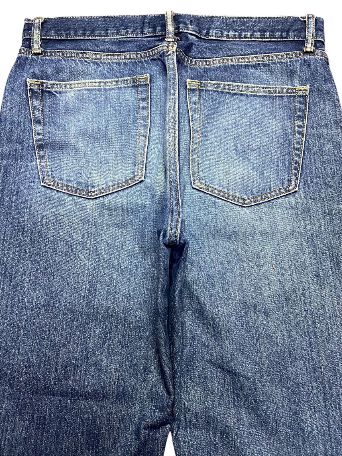 Japanese Brand Vintage Japanese Brands Uniqlo Faded Distressed Loose Jeans Size US 34 / EU 50 - 4 Thumbnail