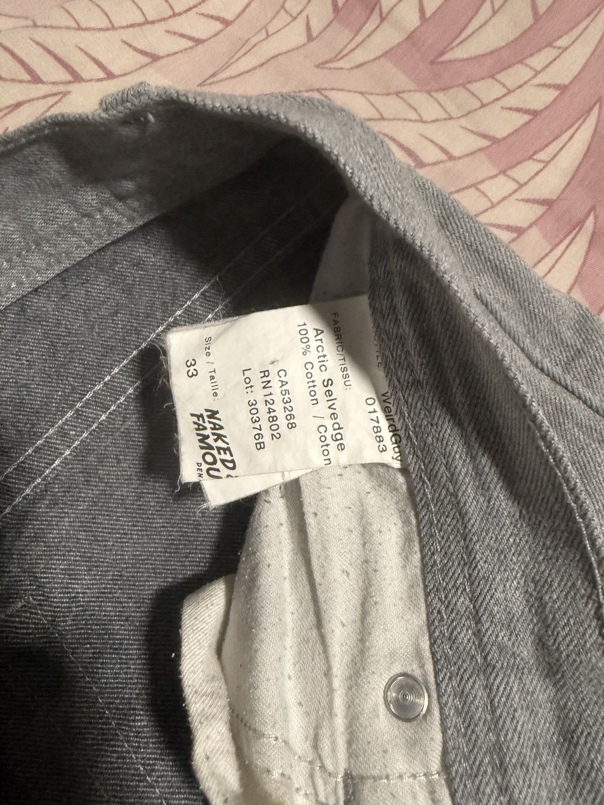 Naked & Famous Naked & Famous Arctic Selvedge Size US 33 - 3 Thumbnail