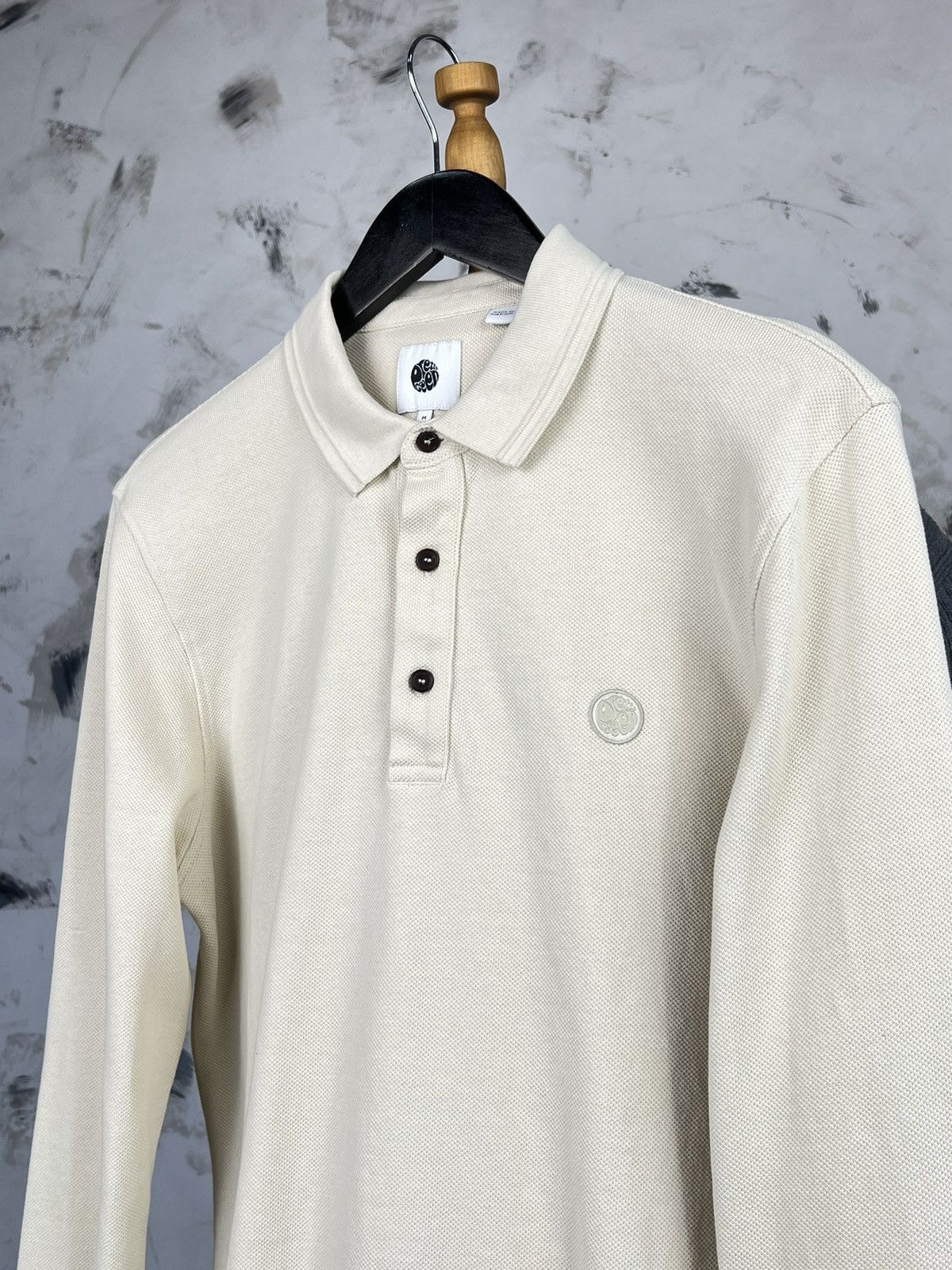 Pretty Green Pretty Green Long Sleeve Polo Shirt Size M Size US M / EU 48-50 / 2 - 2 Thumbnail