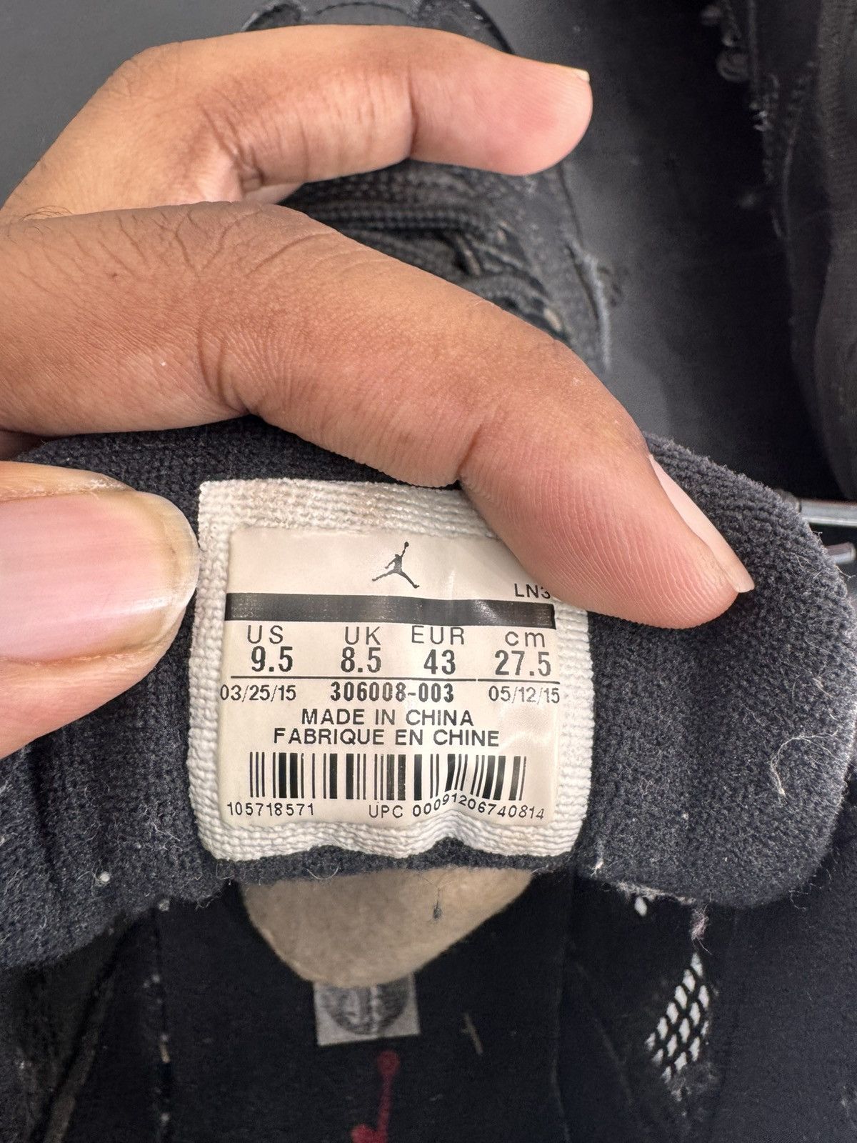 Jordan Brand Air Jordan 11 Retro Low IE Referee Size 9.5 (2015) Size US 9.5 / EU 42-43 - 9 Thumbnail