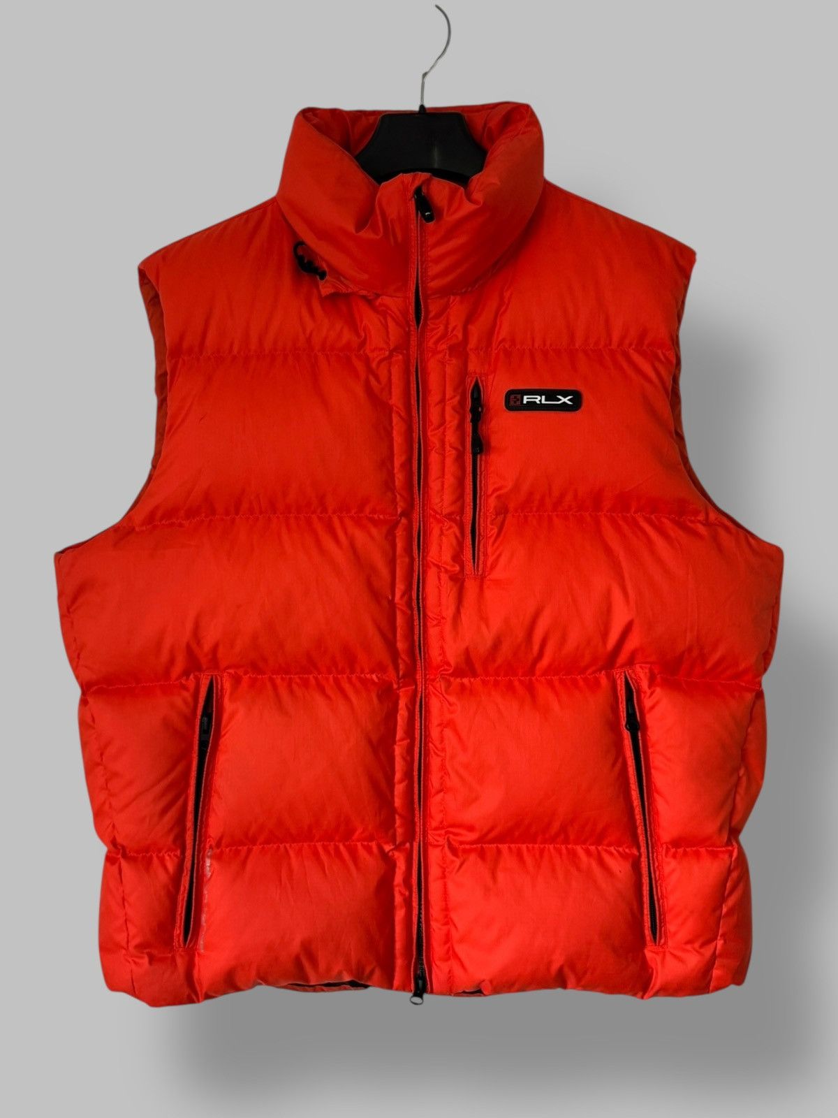 RLX Ralph Lauren RLX Ralph Lauren Down Puffer Orange Vest Size US L / EU 52-54 / 3 - 1 Thumbnail