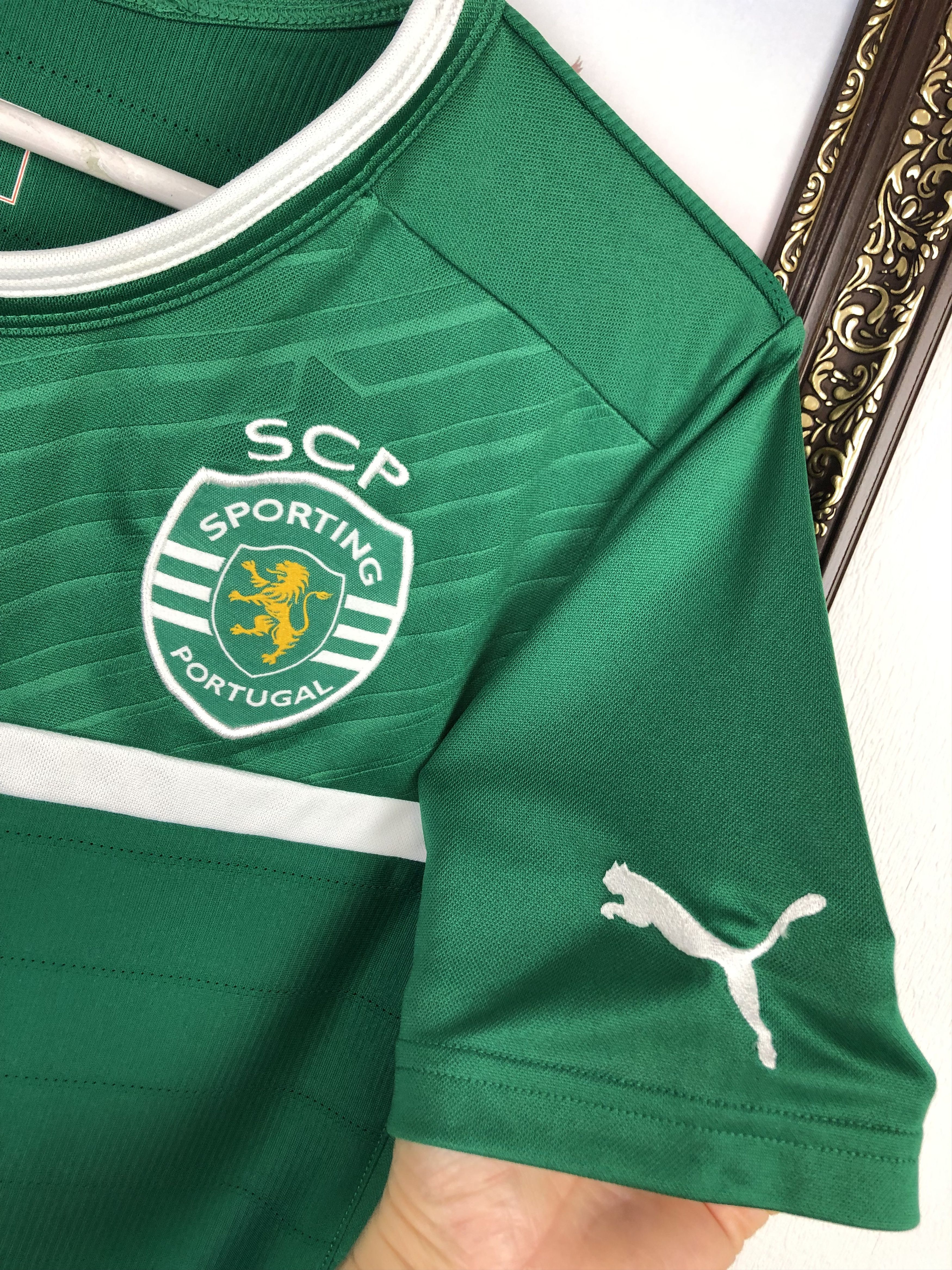 Vintage Vintage Sporting Club Lisbon Football Shirt Train Soccer Tee Size US S / EU 44-46 / 1 - 3 Thumbnail