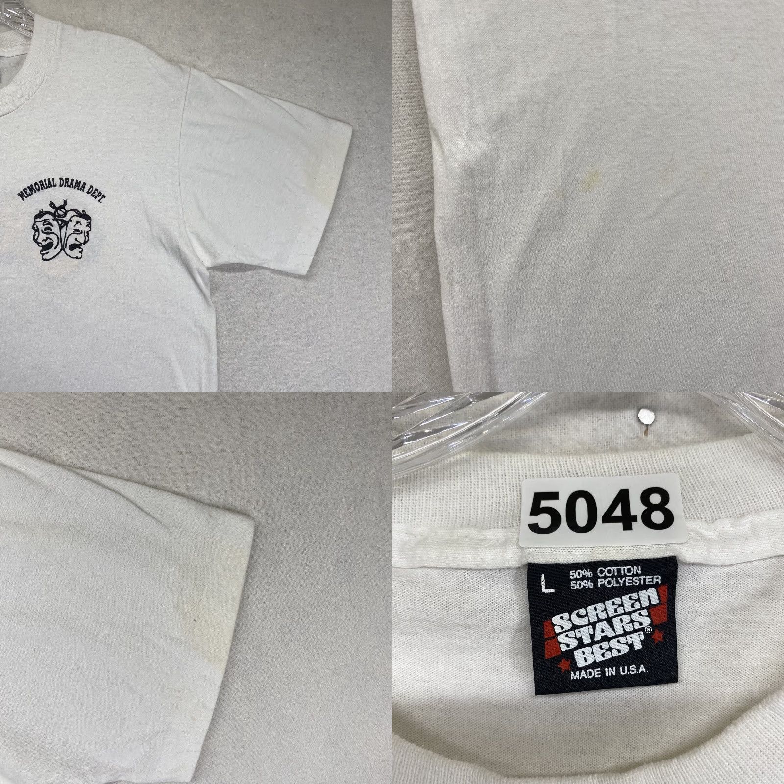 Fruit Of The Loom VINTAGE Grease Shirt Medium High School Musical Band Single Stitch T Shirt Size US M / EU 48-50 / 2 - 8 Thumbnail