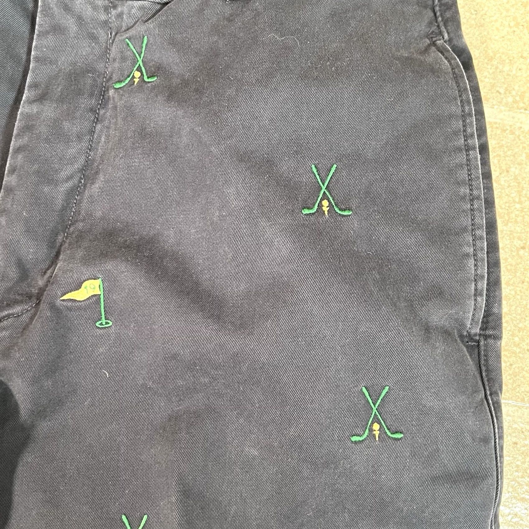 J.Crew J.CREW Chino Pants Mens 30 L29 Navy Embroidered Mid Rise Size US 30 / EU 46 - 3 Thumbnail