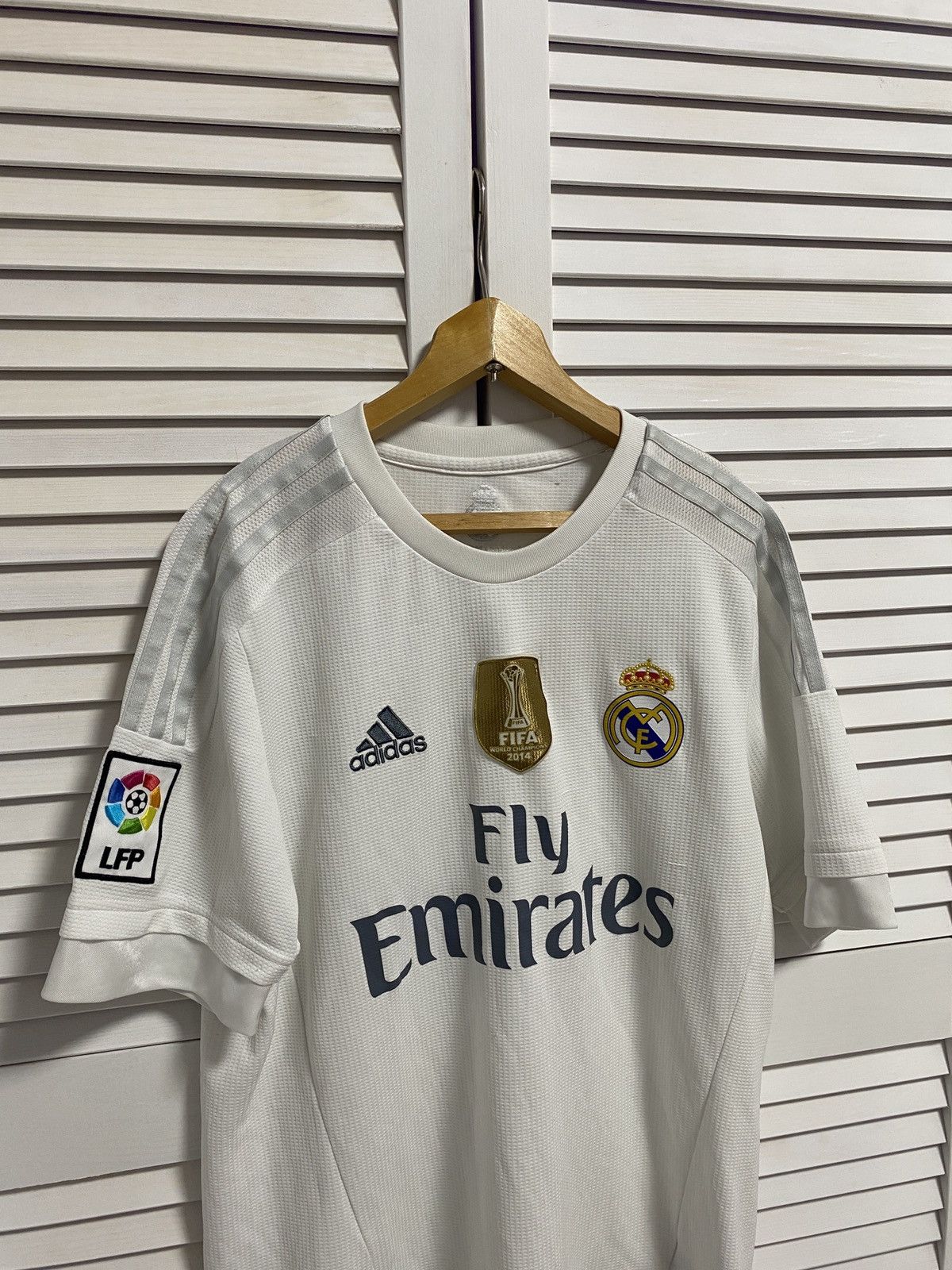 Adidas Soccer Jersey Shirt Adidas Real Madrid Home 2015 Size US M / EU 48-50 / 2 - 2 Thumbnail