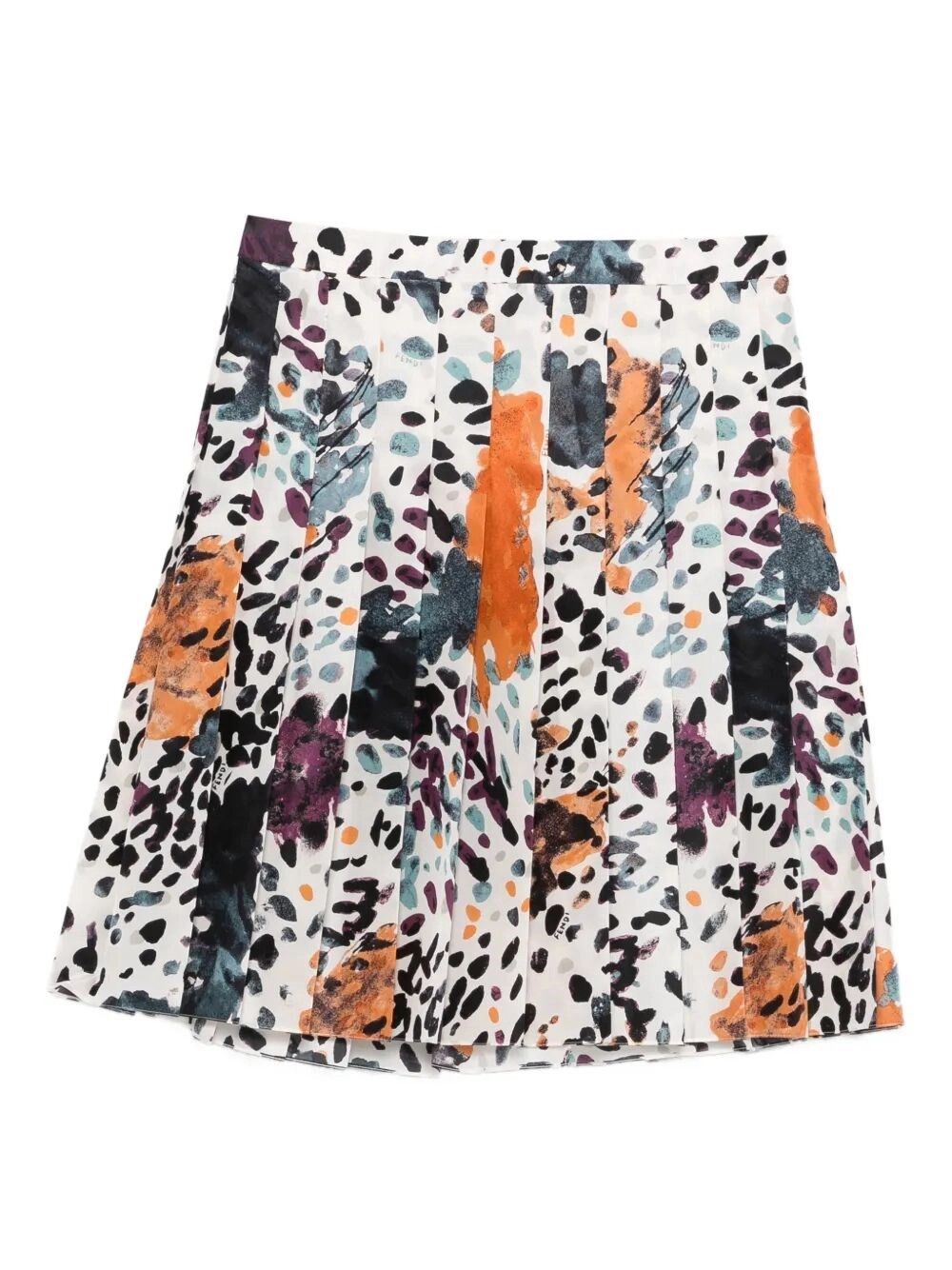 Fendi `Falena` Print Skirt Size 28" / US 6 / IT 42 - 1 Thumbnail