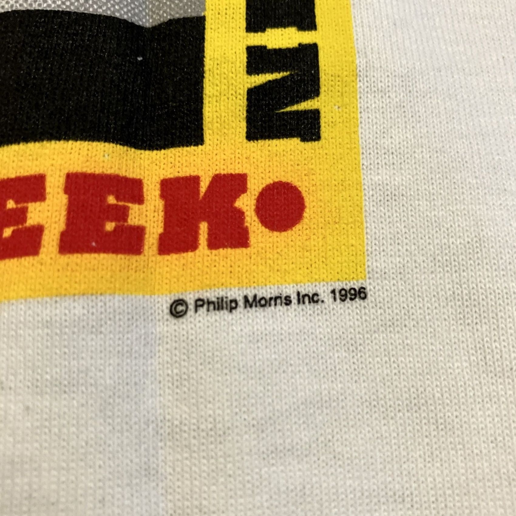 Fruit Of The Loom VINTAGE Marlboro Unlimited Pipestone Pass Pocket T Shirt XL White Cotton Mens Pocket T-Shirt 1996 Size US XL / EU 56 / 4 - 7 Thumbnail