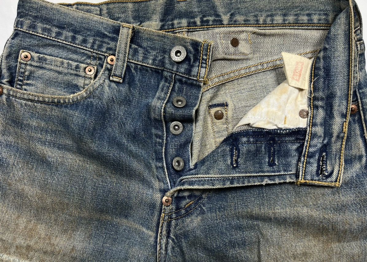 Levi's Vintage Levis 702 Big E Buckle Buckle Selvedge Distressed Size US 28 / EU 44 - 10 Thumbnail