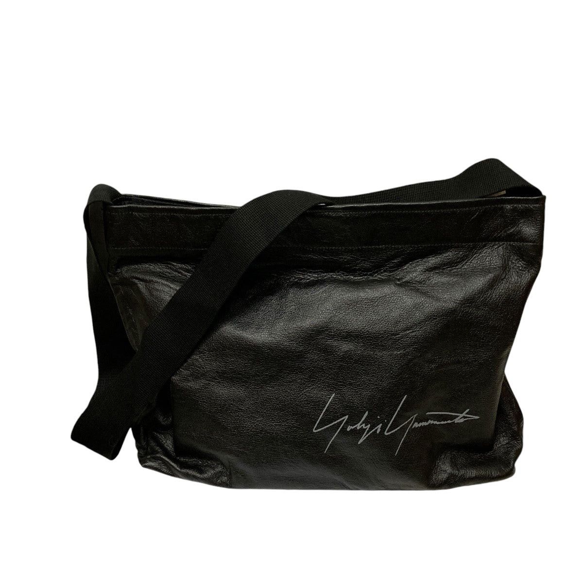 Yohji Yamamoto yohji yamamoto Signature logo leather shoulder bag Size ONE SIZE - 1 Thumbnail