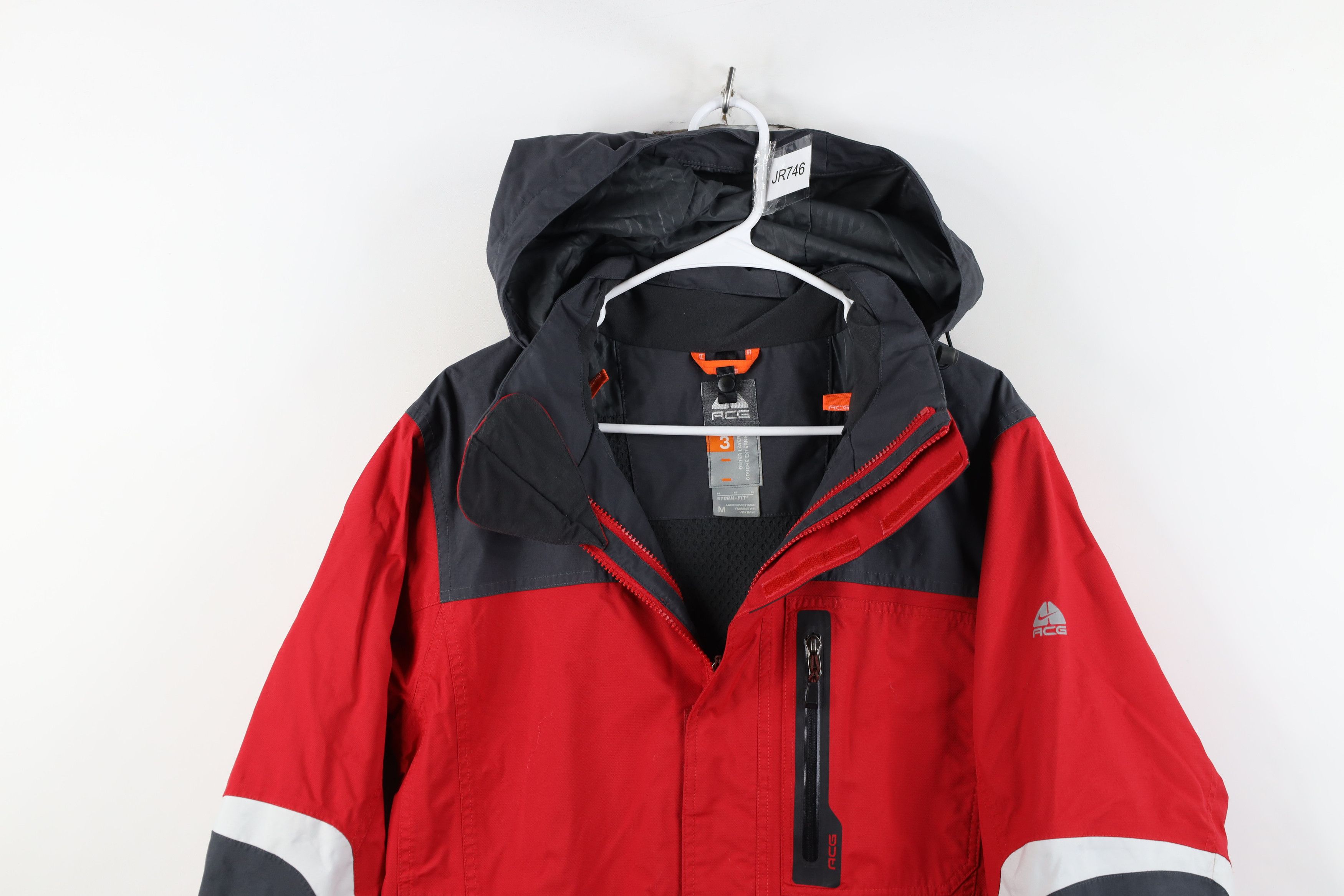 Nike Vintage Nike ACG Mini Swoosh Waterproof Hooded Rain Jacket Size US M / EU 48-50 / 2 - 2 Thumbnail