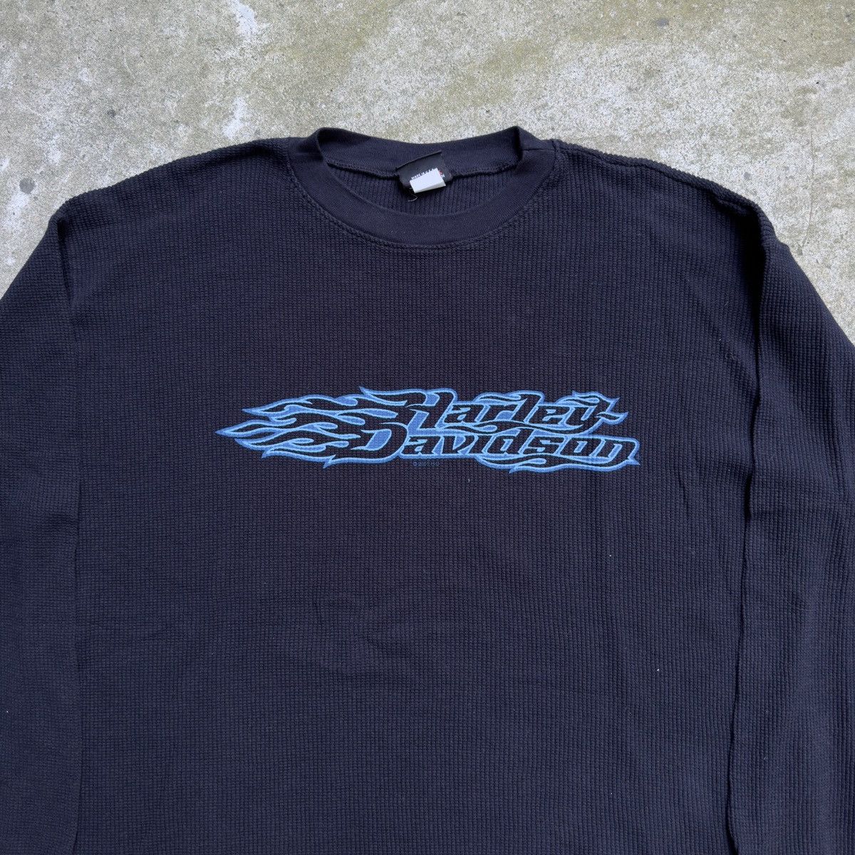 Harley Davidson Harley Davidson Flame Thermal Shirt ERD Grunge Biker WCC Size US XL / EU 56 / 4 - 3 Thumbnail