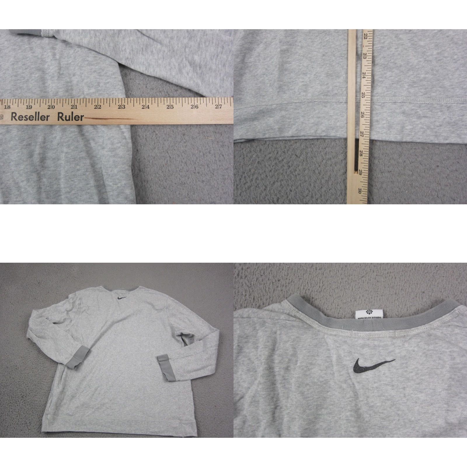 Nike Nike Sweatshirt Womens L Gray Therma-Fit Core Crew Fleece Pullover Size L / US 10 / IT 46 - 8 Thumbnail