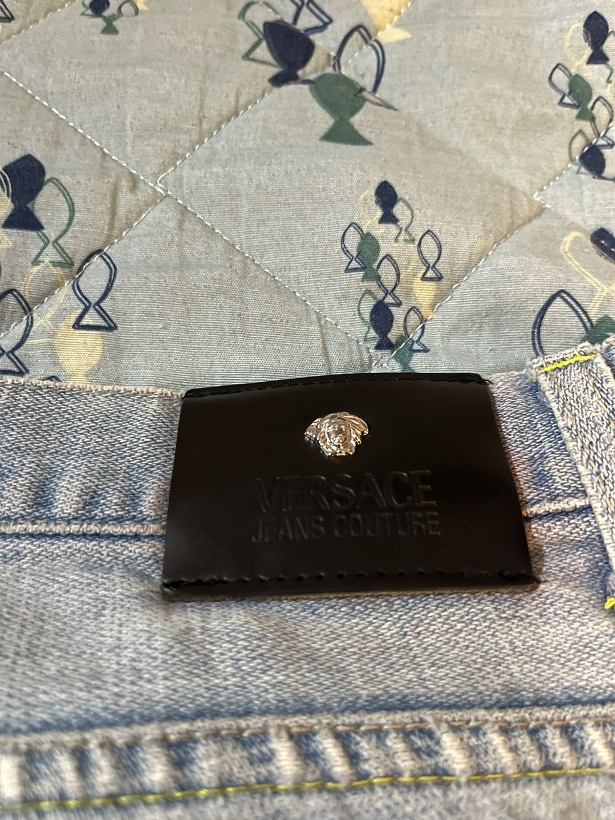 Versace Jeans Couture Versace Light Blue Denim Size US 32 / EU 48 - 7 Thumbnail