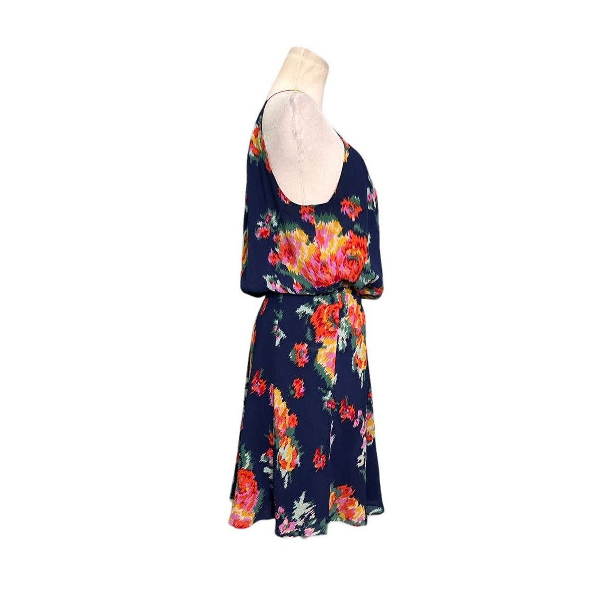 Joie Joie Makana blue floral lined dress size Large Size L / US 10 / IT 46 - 7 Thumbnail