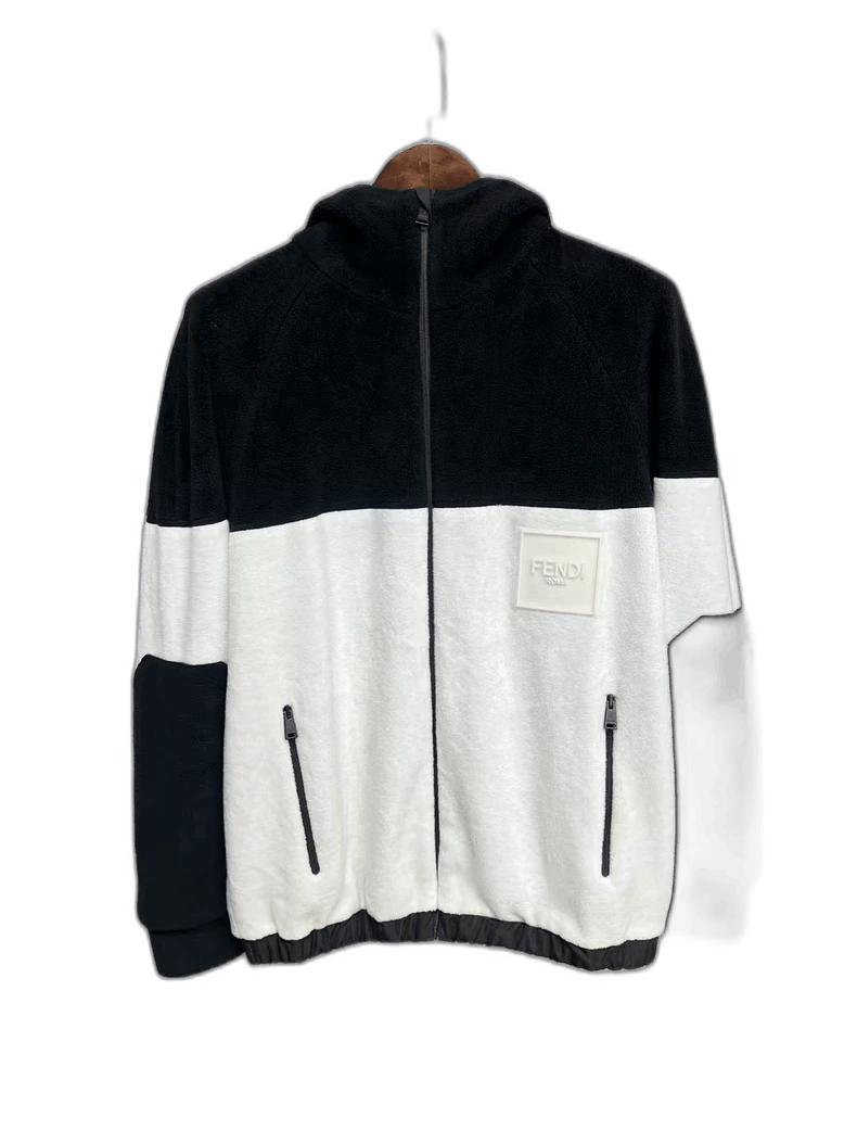 Fendi Fendi Black and White Teddy Jacket Size US L / EU 52-54 / 3 - 1 Thumbnail