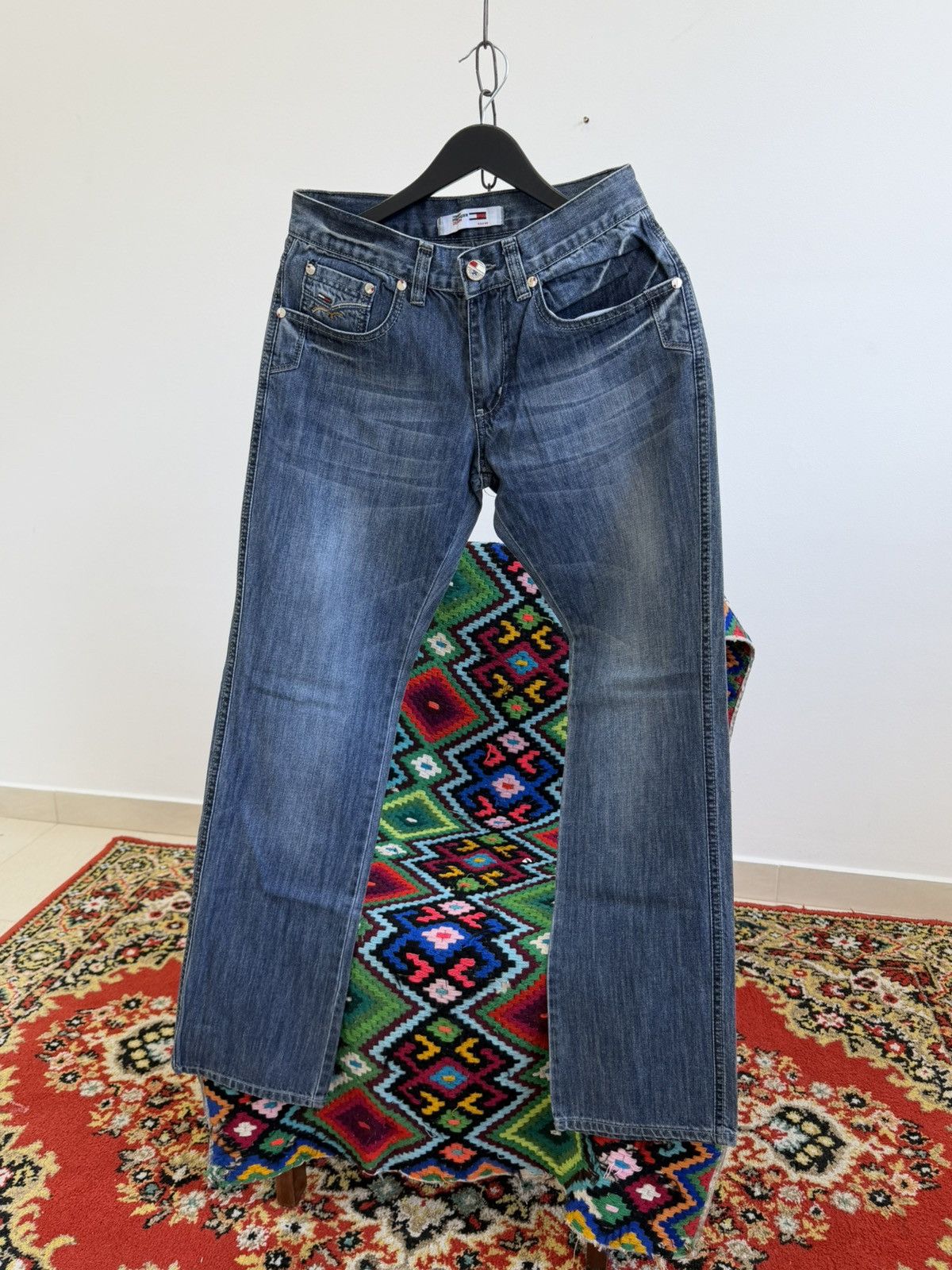 Hedi Slimane 00s Diesel Hedi Slimane Dior Style Washed Denim Jeans Size US 30 / EU 46 - 3 Thumbnail