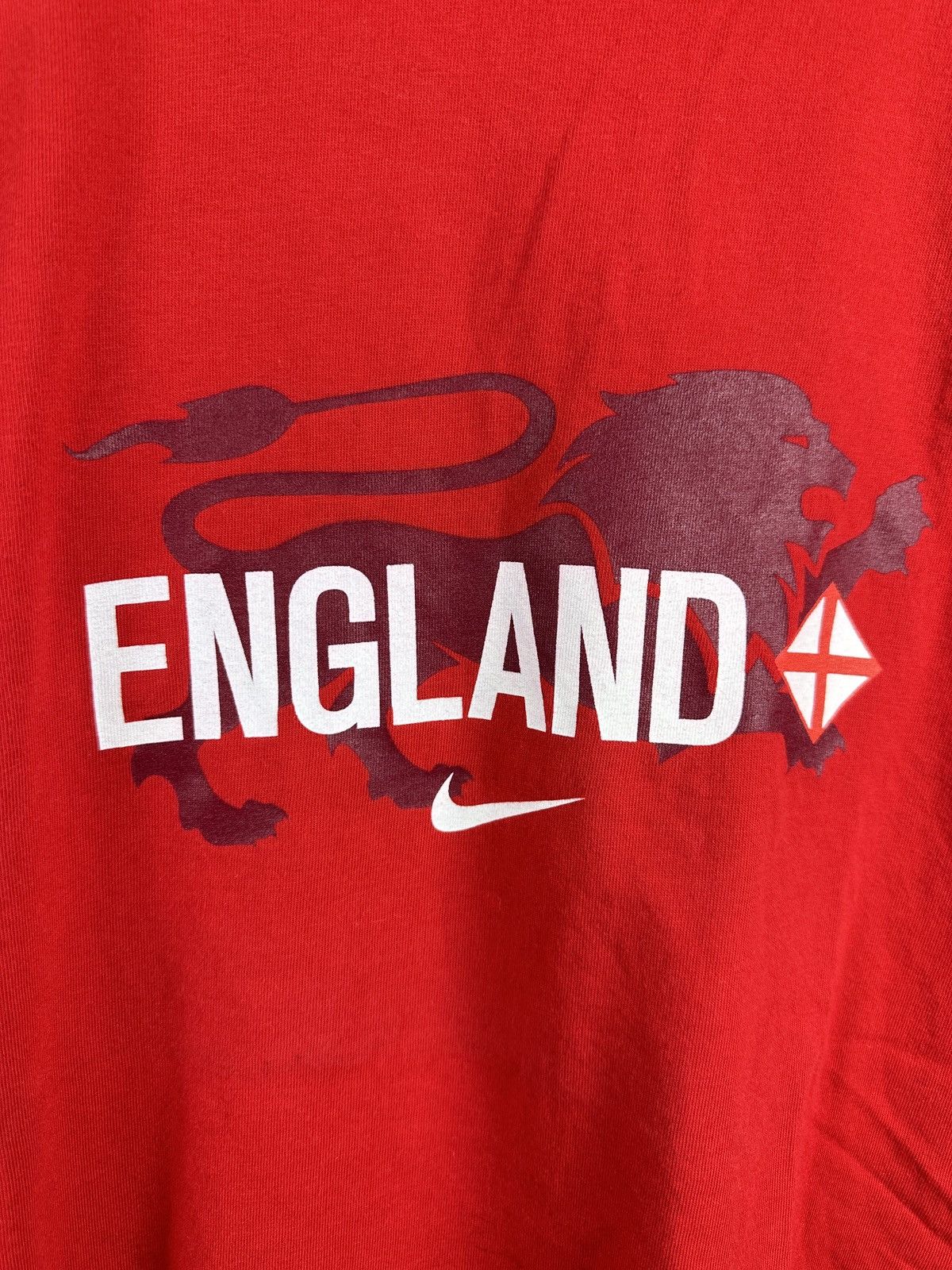 Nike Nike Rooney #9 england 2000s tee t-shirt Size US M / EU 48-50 / 2 - 3 Thumbnail