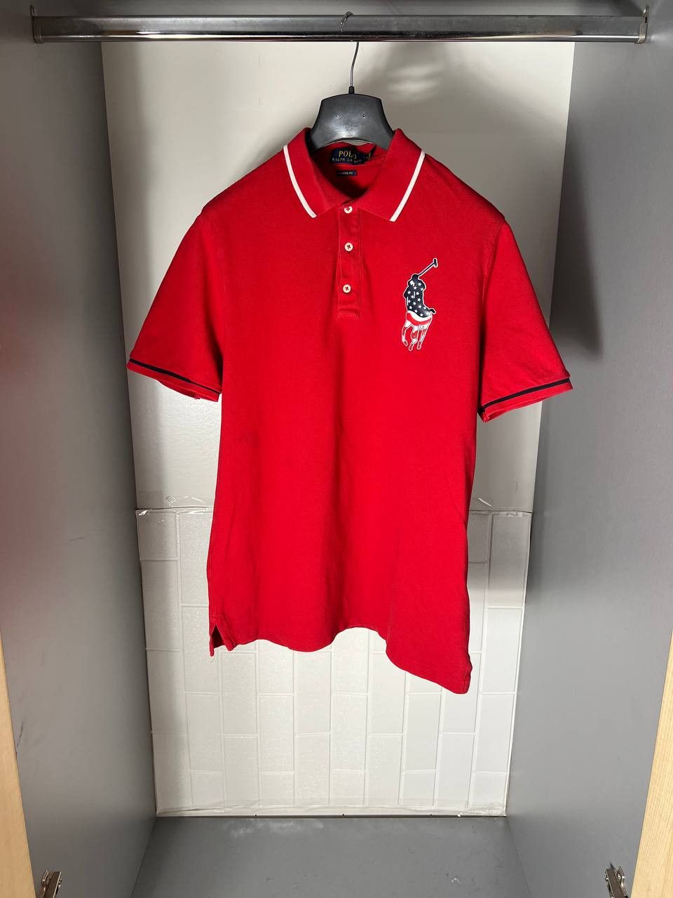 Polo Ralph Lauren VINTAGE POLO RALPH LAUREN USA FLAG DESIGNER CASUAL Y2K 90s Size US M / EU 48-50 / 2 - 3 Thumbnail