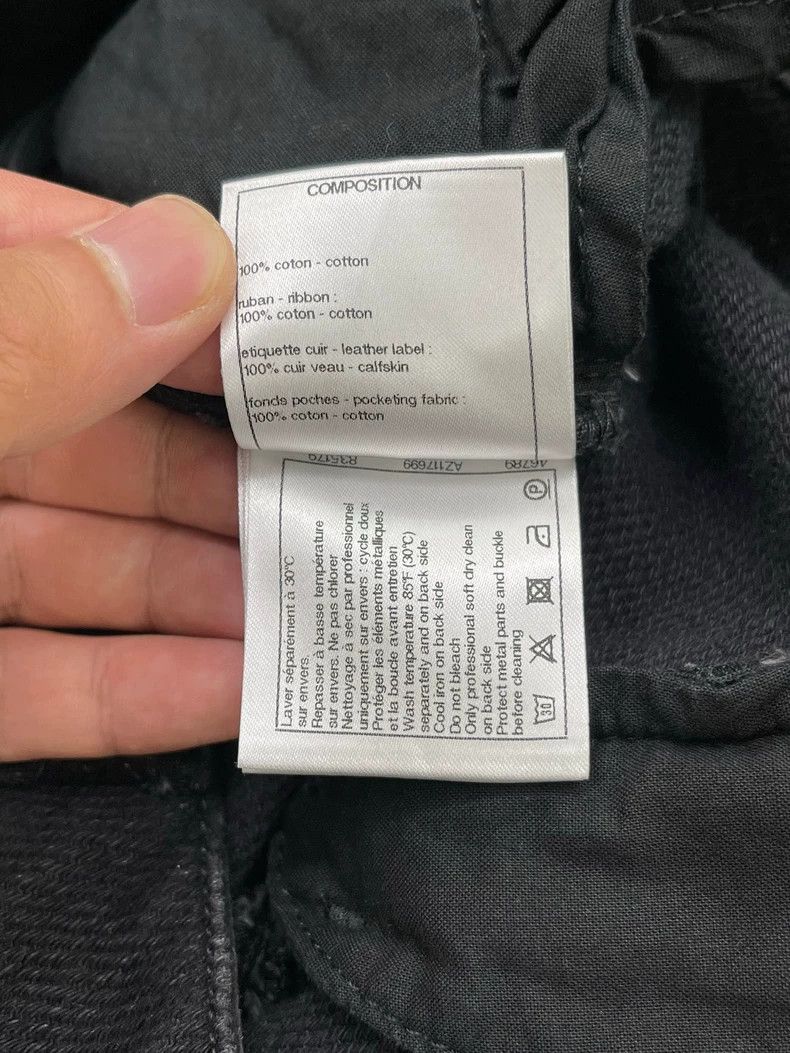 Chanel Chanel Black high-waisted denim wide-leg trousers Size 25" / US 0 / IT 36 - 6 Thumbnail