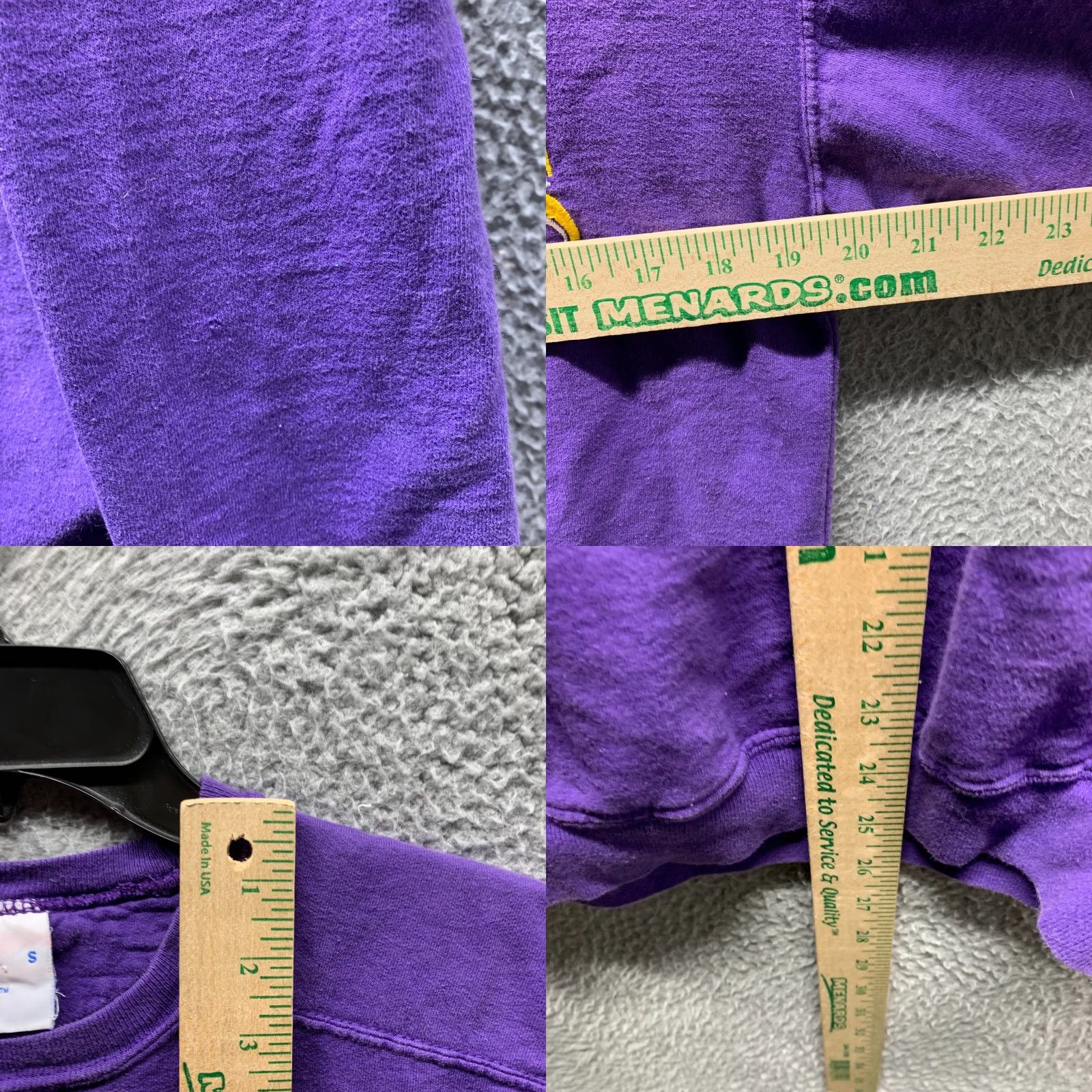 Vintage VINTAGE Dodger Sweatshirt Mens Small Purple Embroidery 90s Sweatshirt Pullover Crew Neck Cotton Fleece Heavyweight Size US S / EU 44-46 / 1 - 9 Thumbnail