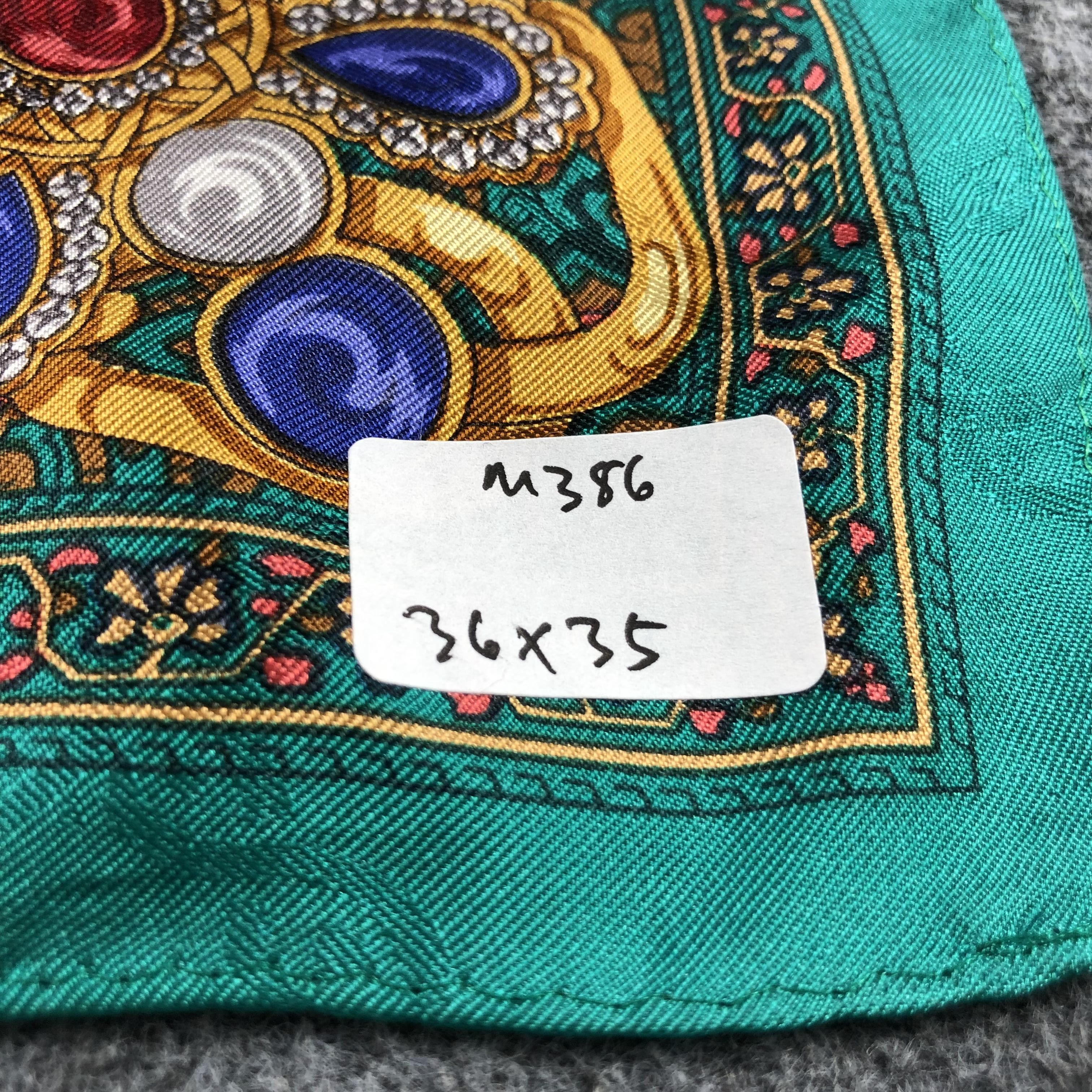 Vintage Vintage Andrea Ricci Jewelry Paisley Silk Scarf M386 Size ONE SIZE - 7 Thumbnail