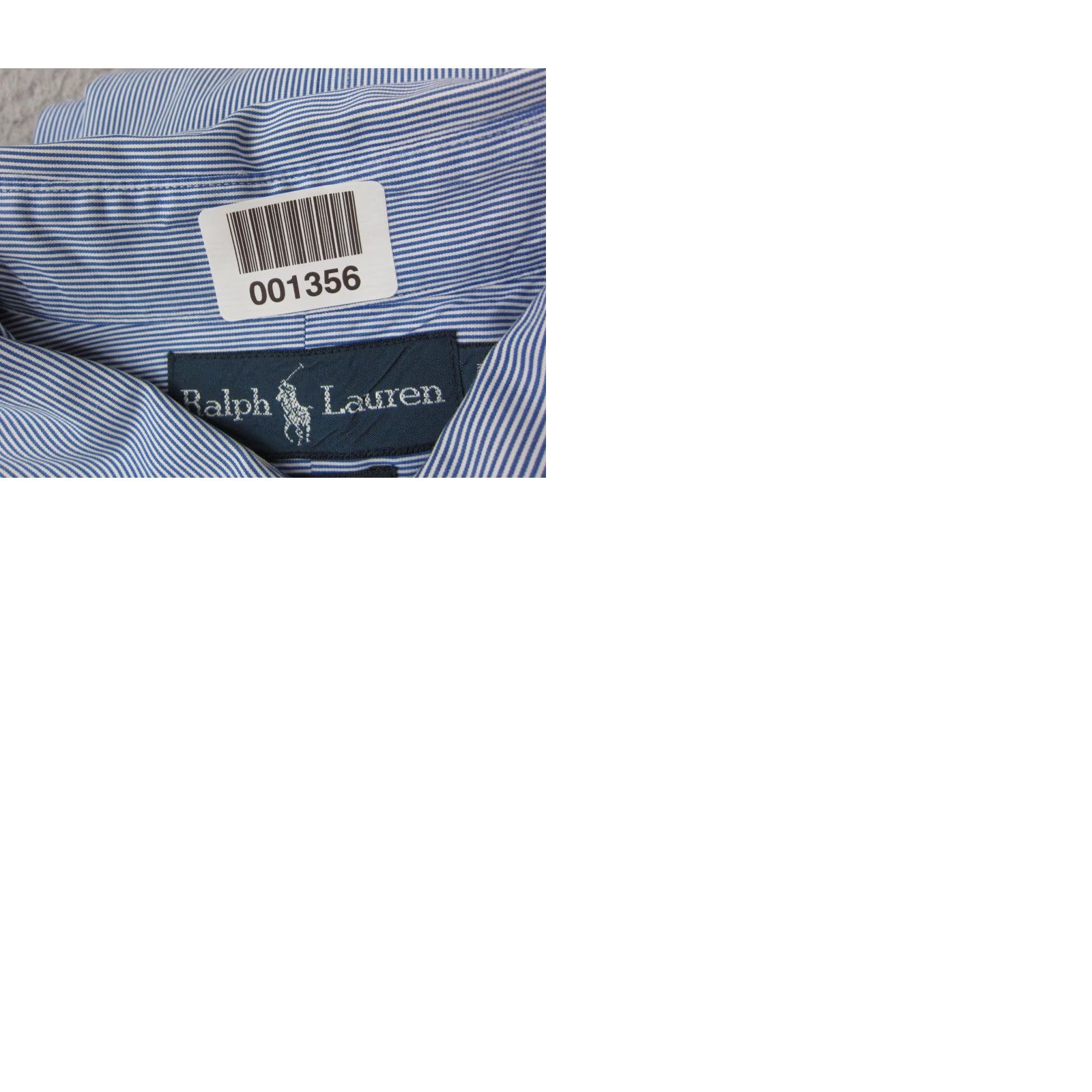 Ralph Lauren Ralph Lauren Shirt Adult 16 XL Blue Pony Striped Button-Down Mens Size US L / EU 52-54 / 3 - 9 Thumbnail