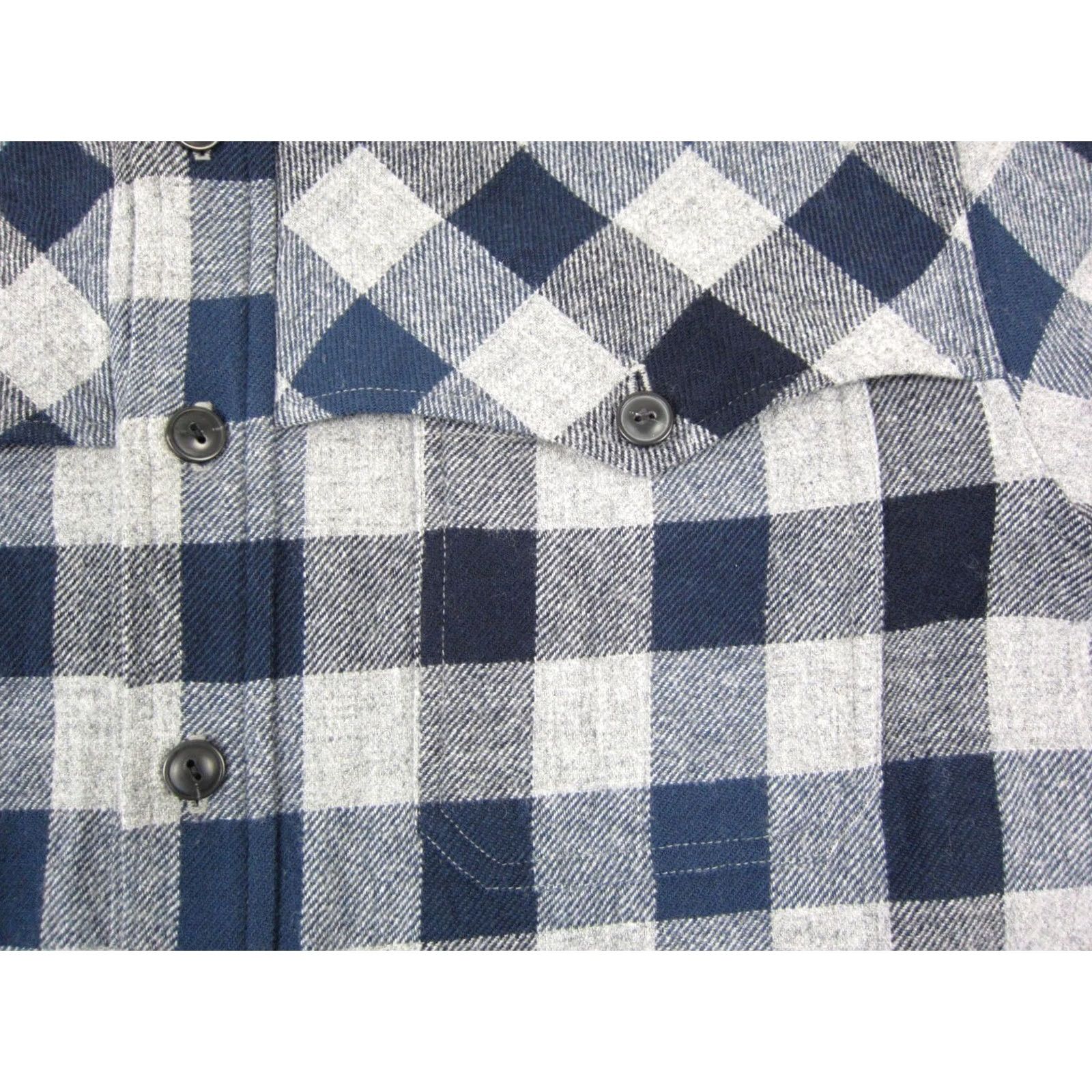 Pendleton Pendleton Weston Flannel Shirt Mens Large Blue 100% Wool Button Up Size US L / EU 52-54 / 3 - 6 Thumbnail