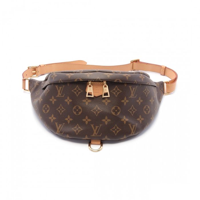 Louis Vuitton Louis Vuitton Bum Bag Monogram Body Bag Leather Brown