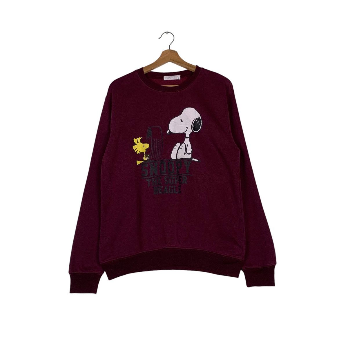 Peanuts PEANUTS Snoopy The Super Beagle Sweatshirt #1366-C62 Size US L / EU 52-54 / 3 - 1 Thumbnail