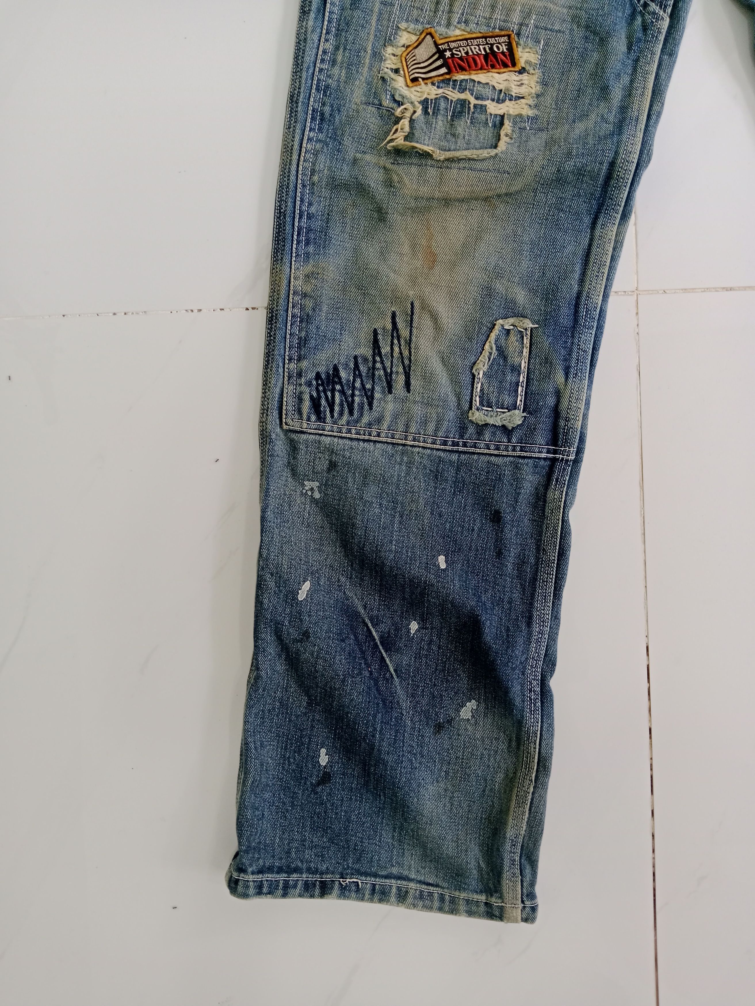 Indian Motorcycle MIND Of USA Jeans Motorcycle Denim American Indian Size US 32 / EU 48 - 7 Thumbnail