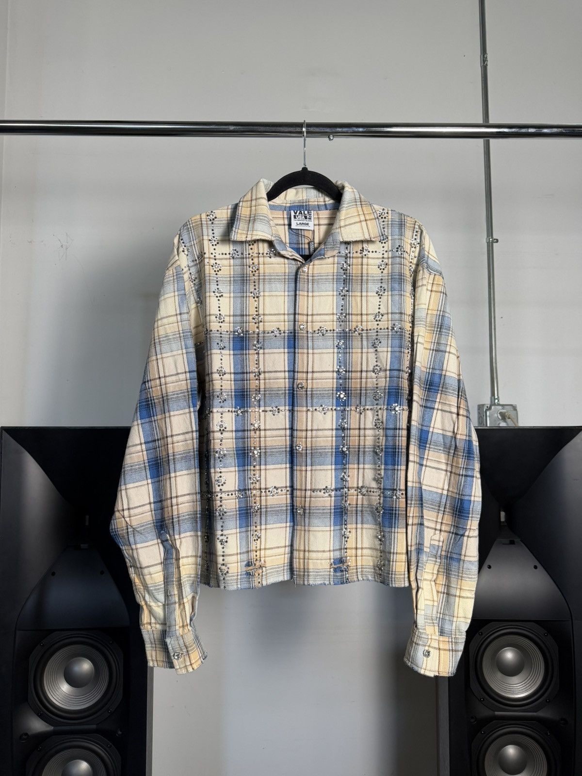 Vale Vale Forever Skyfall Flannel 'Cream/Blue’ Size US L / EU 52-54 / 3 - 1 Thumbnail