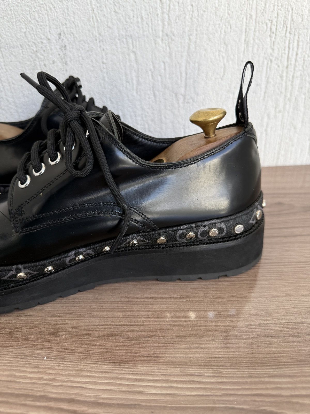 Louis Vuitton ice Line Derby with monogram eclipse Size US 7 / EU 40 - 15 Thumbnail