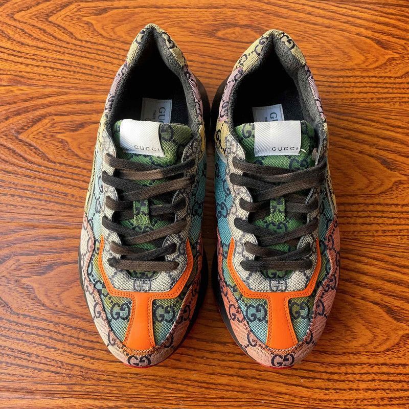 Gucci Gucci Rhyton Multicolour Canvas Low-top Sneakers - Size US 7.5 / EU 40-41 - 1 Thumbnail