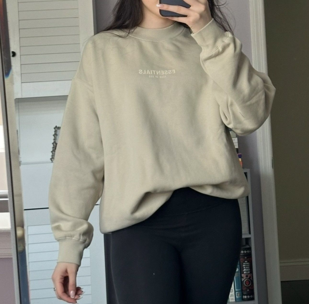 Essentials Tan Crewneck