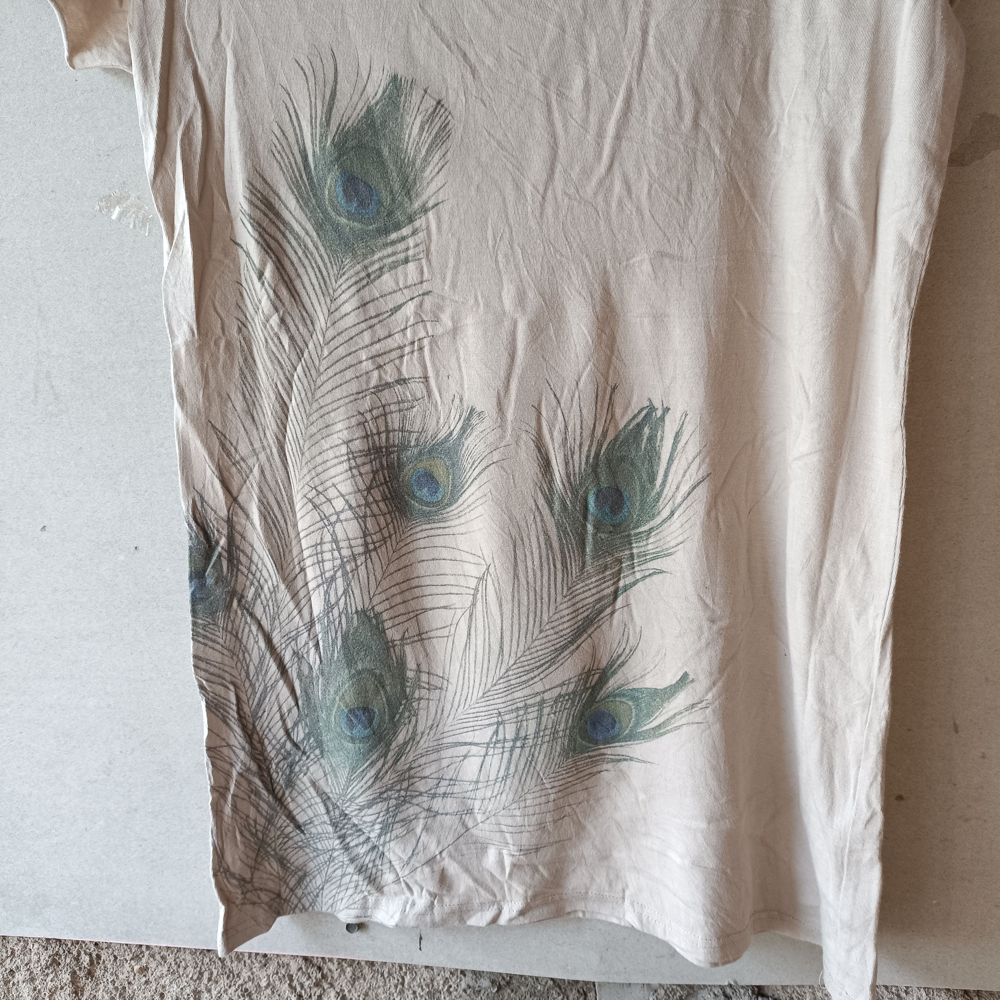 GOA 2000s GOA - goa peacock feather shirt Size US XS / EU 42 / 0 - 3 Thumbnail