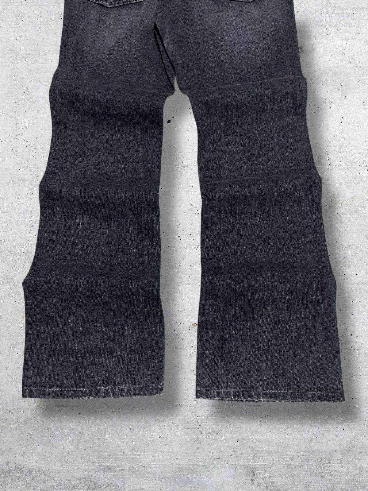 Japanese Brand 90S PUNK-ROCK INFLUENCES EKDUTIN STUDDED FLARED JAPAN DENIM Size US 28 / EU 44 - 11 Thumbnail