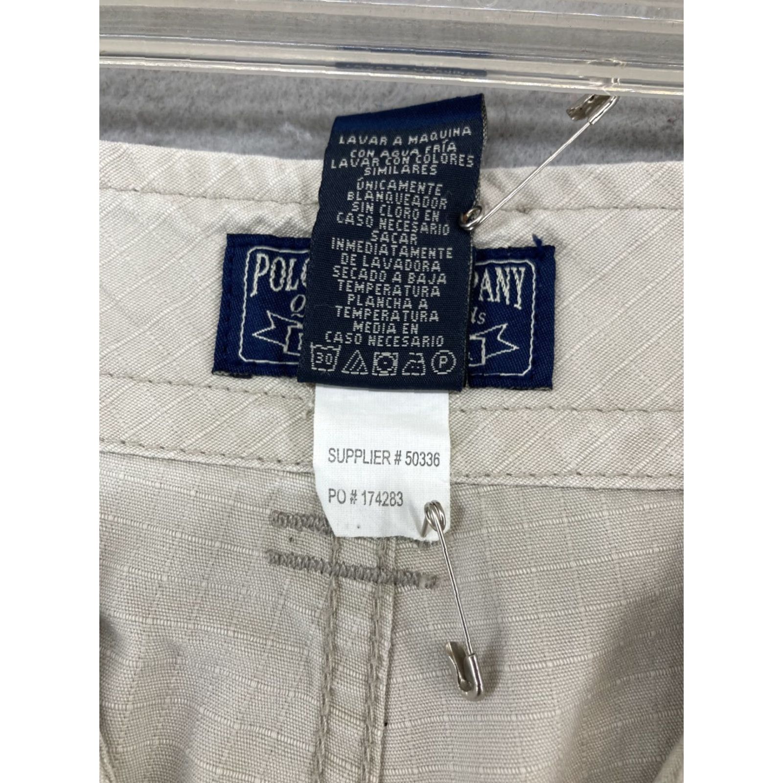 Polo Ralph Lauren VINTAGE Ralph Lauren Polo Cargo Shorts Men 34 Khaki Cotton Utility Casual Summer Size US S / EU 44-46 / 1 - 4 Thumbnail