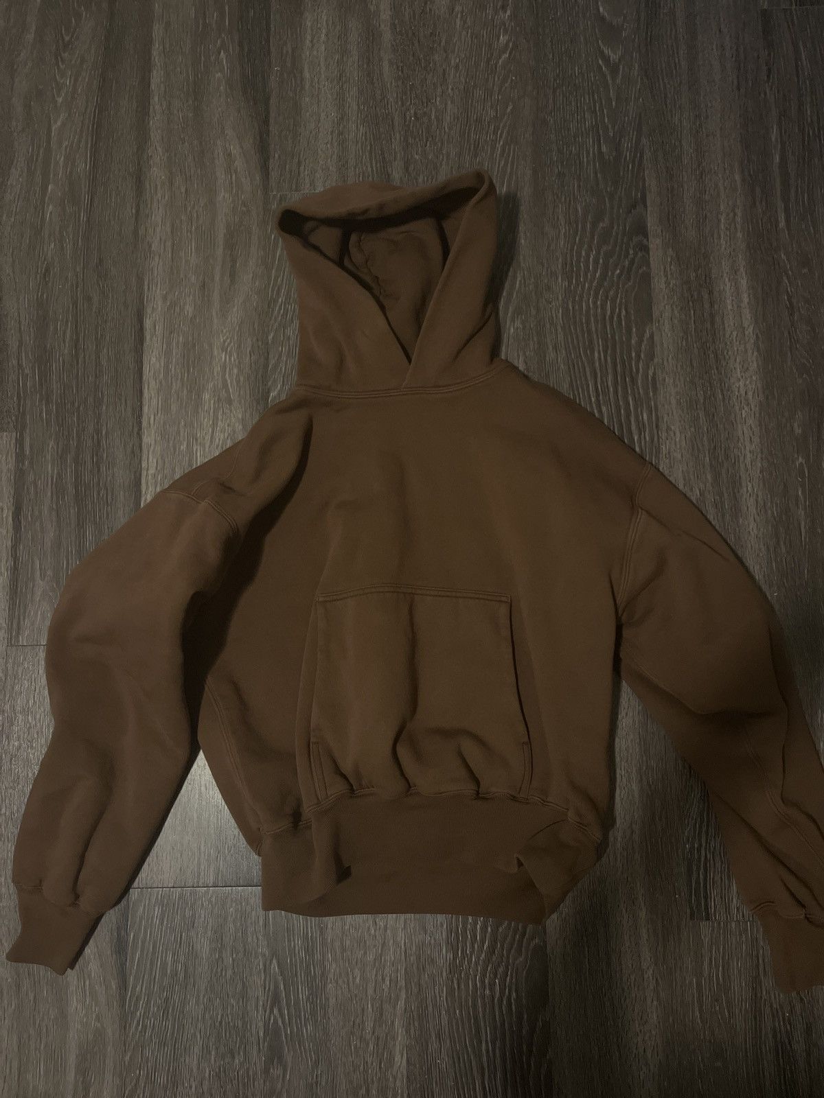 image of Yeezy X Gap Perfect Hoodie in Brown, Men's (Size Medium)