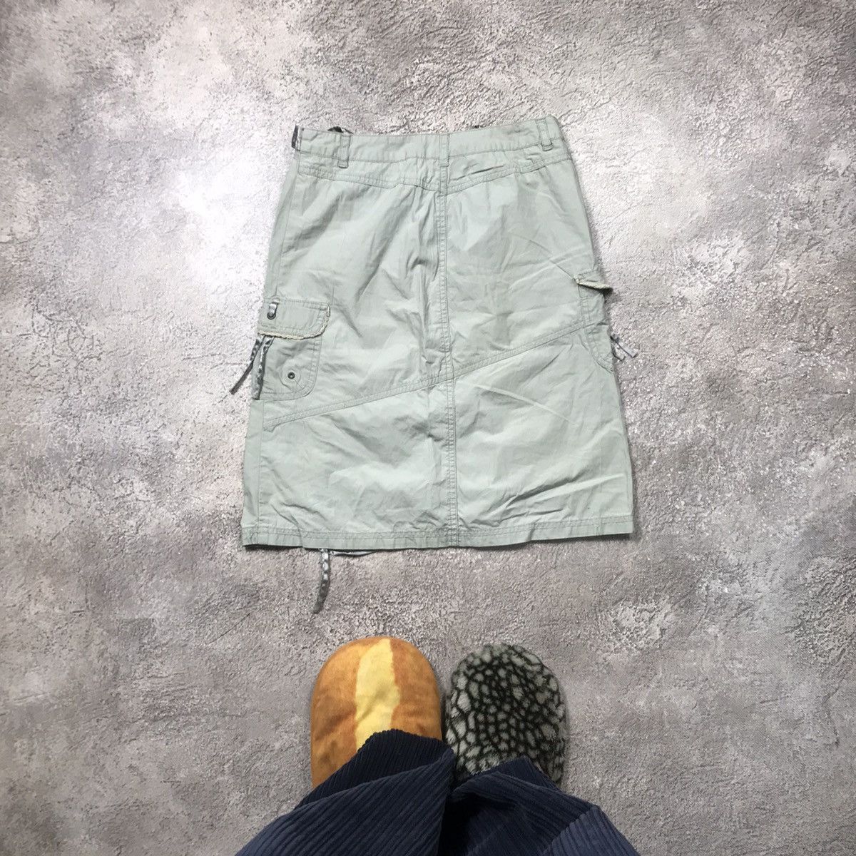Vintage Vintage Y2K Baggy Cargo Skirt Streetwear Workwear Style 26 Size 26" / US 2 / IT 38 - 5 Thumbnail