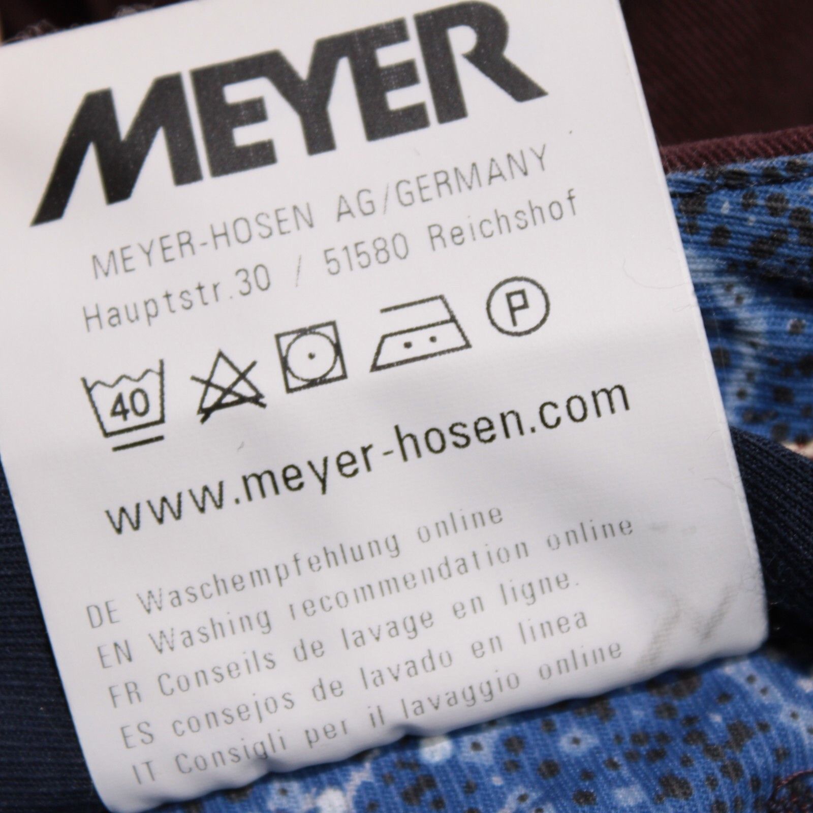 Other Meyer New with tags Chino Size 34 US In Purple Size US 34 / EU 50 - 8 Thumbnail