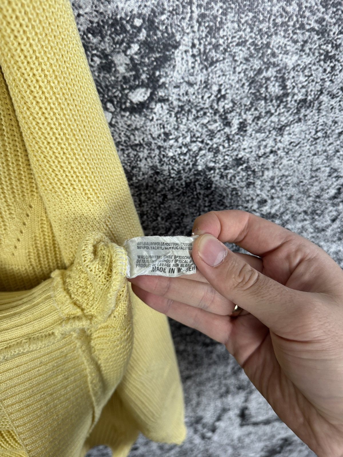 Carlo Colucci Carlo Colucci Moda Uomo V-Neck Vintage Wool Sweater Germany Size US XL / EU 56 / 4 - 10 Thumbnail